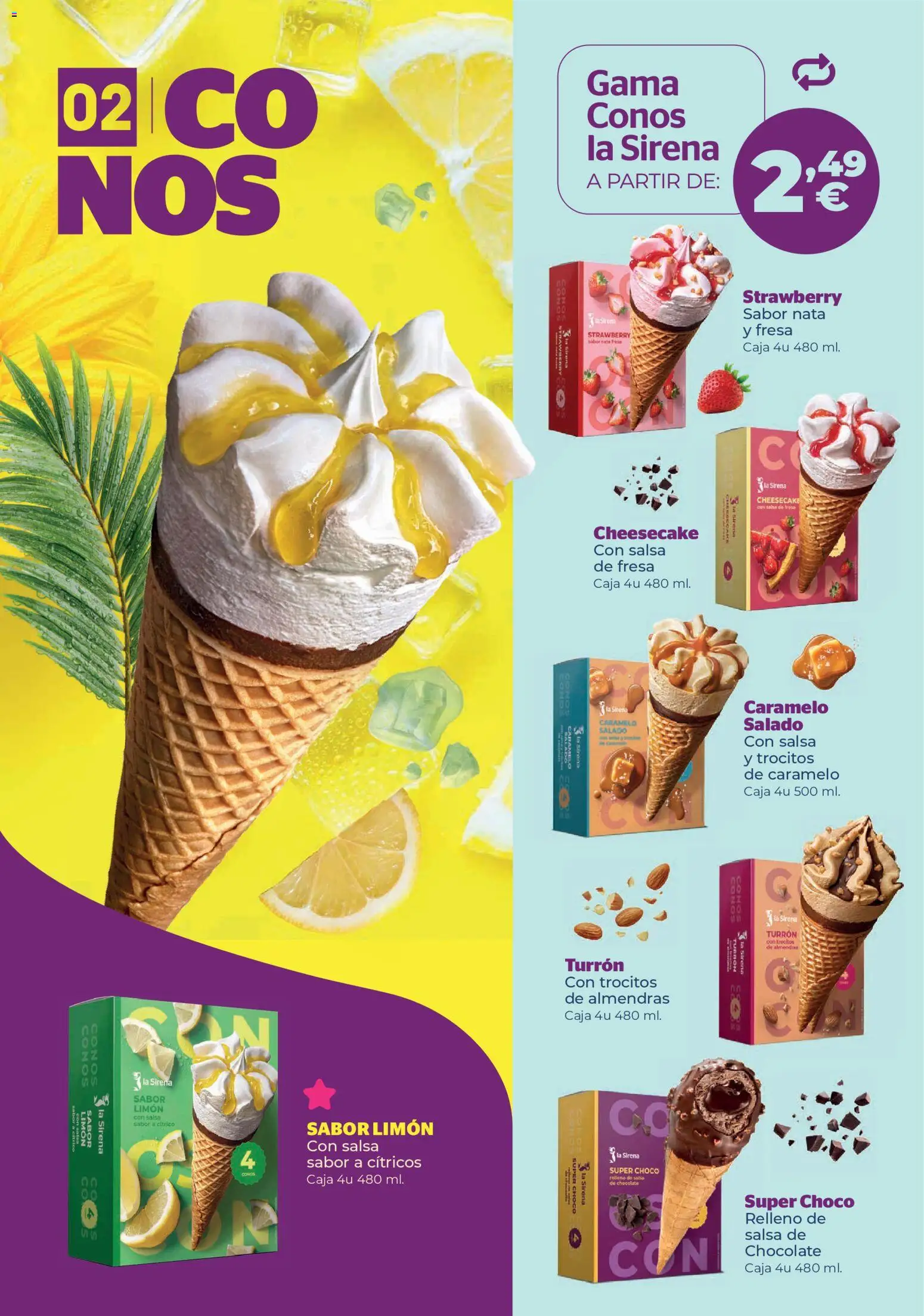 La Sirena Catálogo de helados │ válido desde el 25/06/2026 | Página: 16