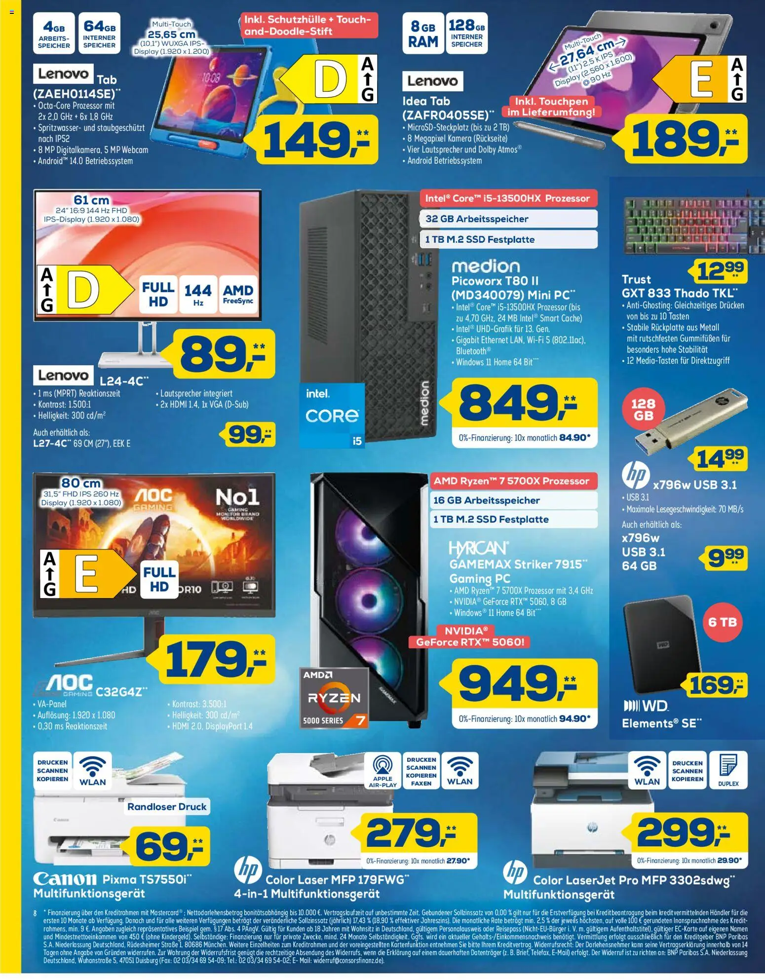 Euronics  Aktueller Prospekt – gültig ab 05.09.2026 | Seite: 8 | Produkte: Lautsprecher, USB, Apple, Mini pc