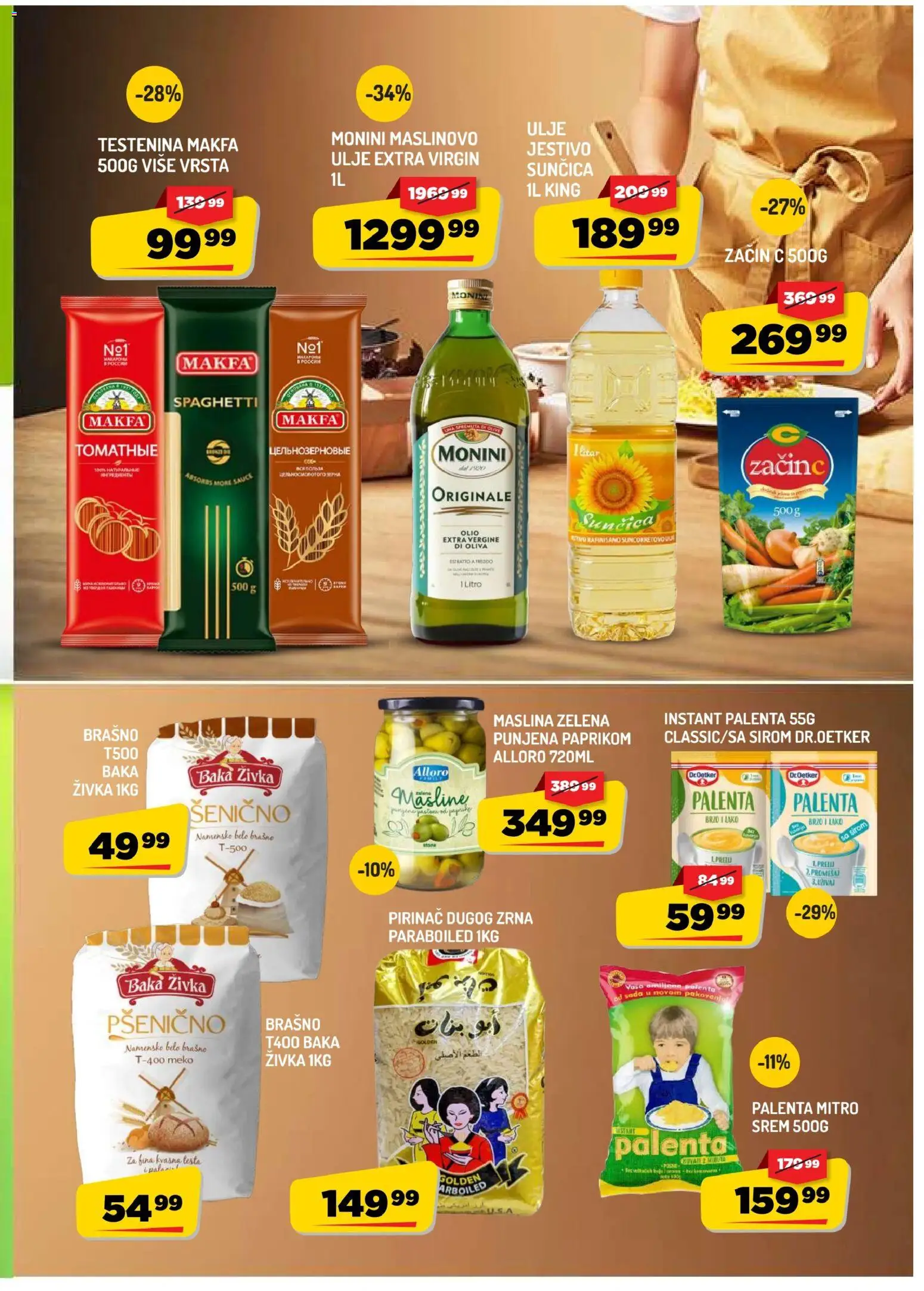 Aman katalog - važi od 14.08.2026 | Strana: 9 | Proizvode: Masline, Palenta, Monini, Brašno