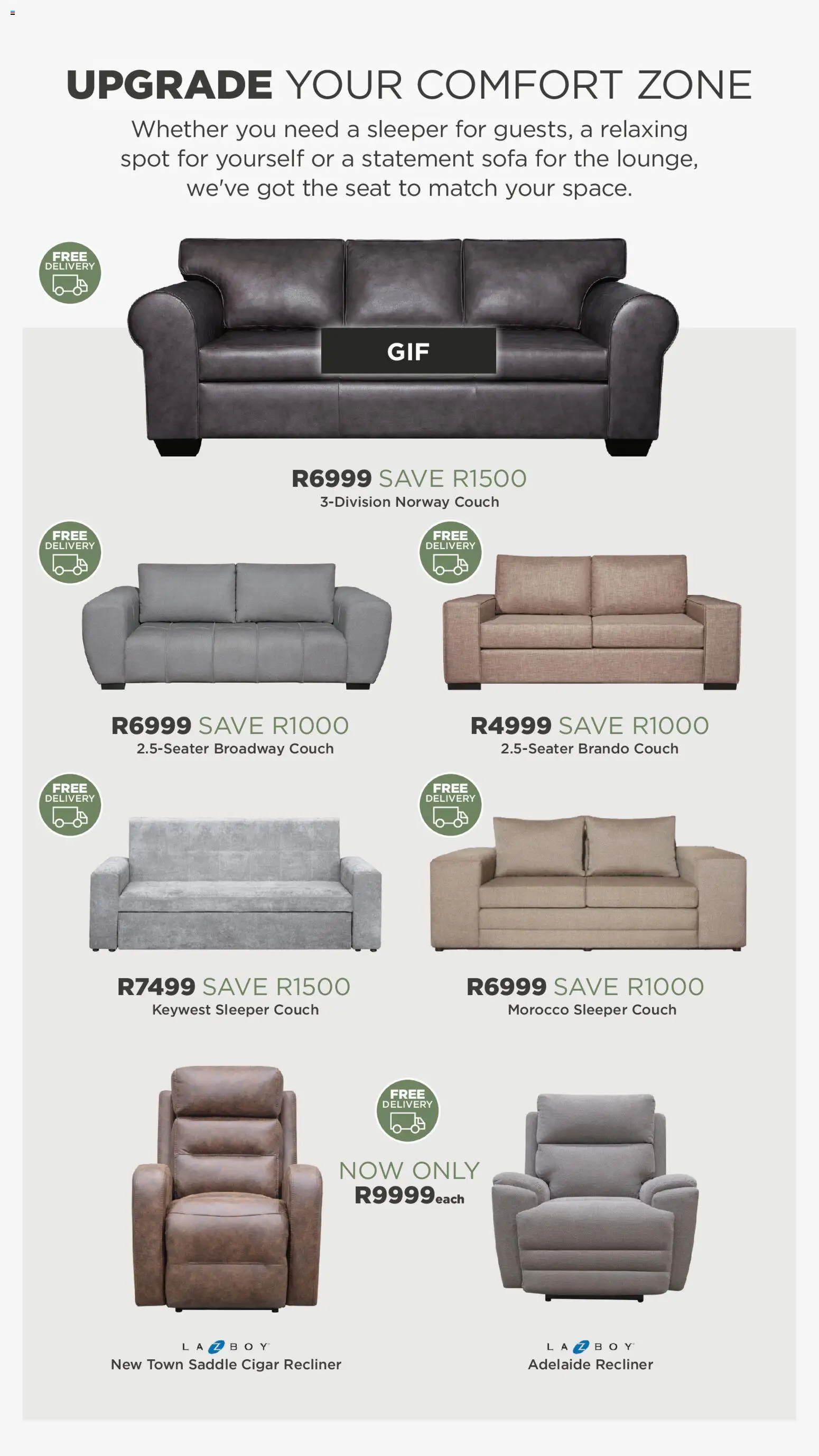New House and Home catalogue – valid from 13.04.2026 | Page: 8 | Products: Sofa, Couch