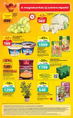 WIESBAUER PRÉMIUM SAJTOS VAGY BÉCSI VIRSLI, 2x200 g, 4998 Ft/kg - amely érvényes a következő dátumtól: 2026.09.17. | Oldal: 52