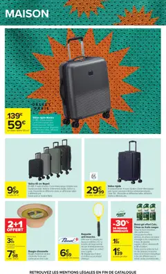 Carrefour - Prévisualisation de Carrefour Le mois des supporters valide à partir de 26.05.2026 | Page: 84 | Produits: Base, Valise cabine, Citronnelle, Pâtes