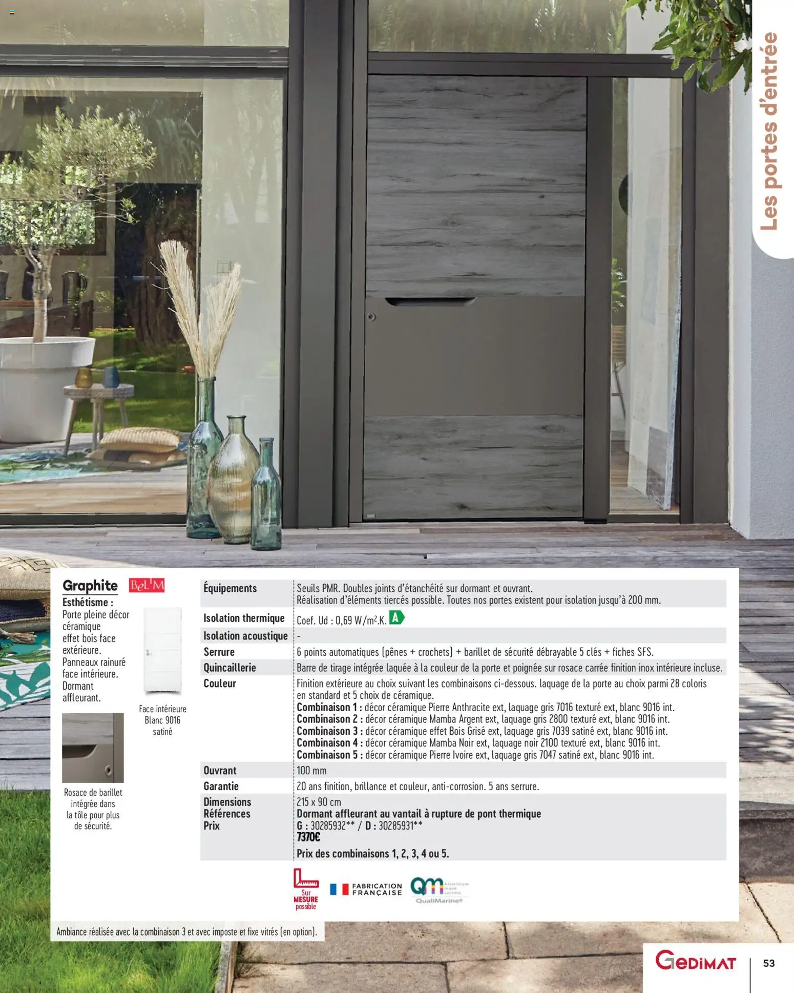 {H1} | Page: 53 | Produits: Porte, Portes, Combinaison