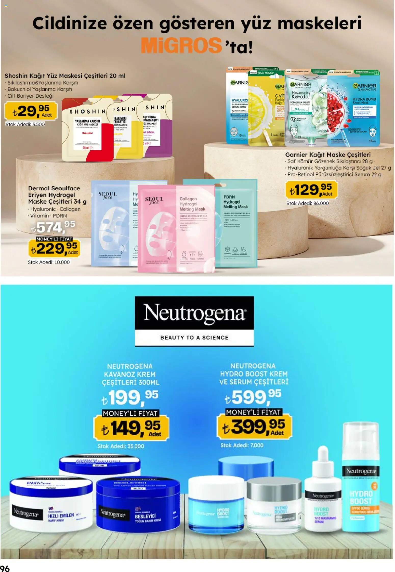 Migros Katalog - 5M Migroskop Dijital - 08 Ekim 2026 tarihinden itibaren geçerlidir | Sayfa: 96 | Ürünler: Krem, Maske
