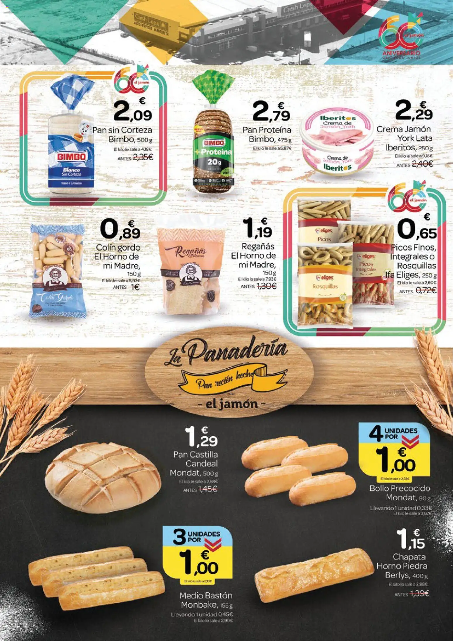 Supermercados El Jamón folleto │ válido desde el 23.04.2026 | Página: 21 | Productos: Pan, Bastón, Horno, Panadería