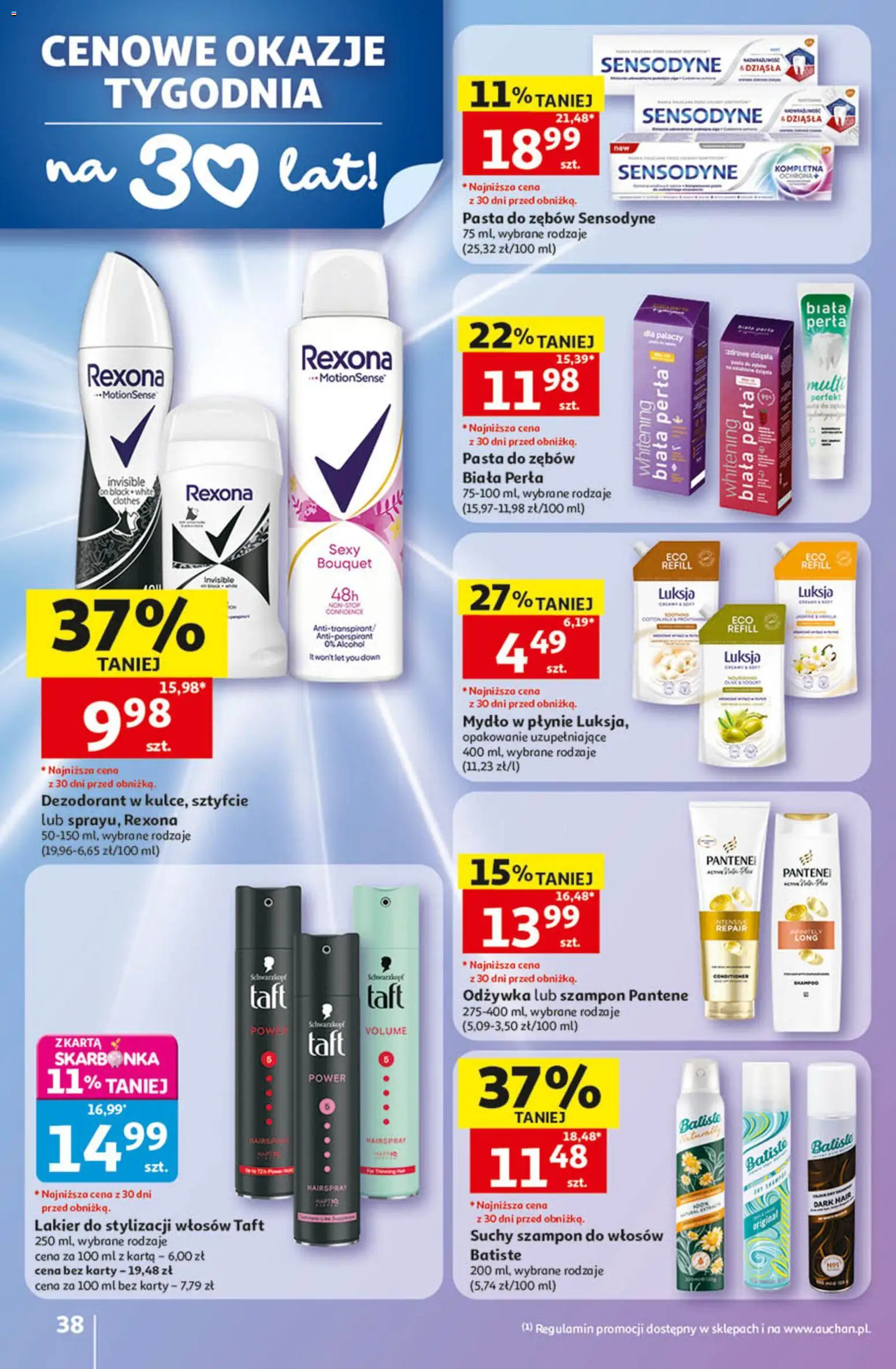 Auchan gazetka - 30 Lat Hipermarket od 14.05.2026 | Strona: 38