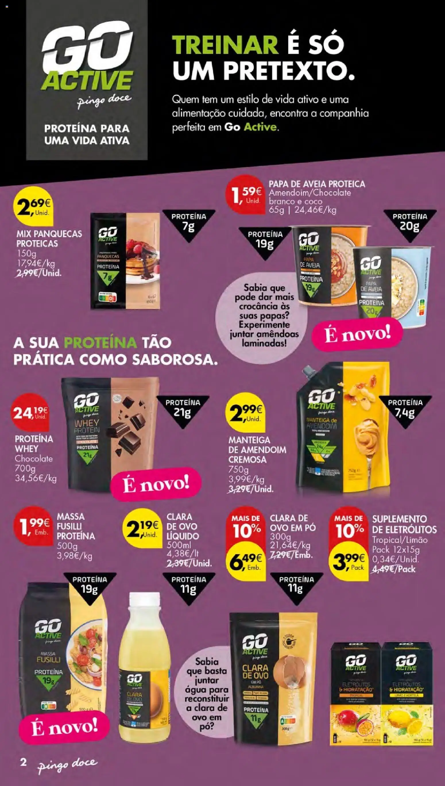 Pingo Doce folheto Escolhas Equilibradas Açores │ válido de 22/10/2026 | Página: 2 | Produtos: Manteiga de amendoim, Papa, Manteiga, Coco