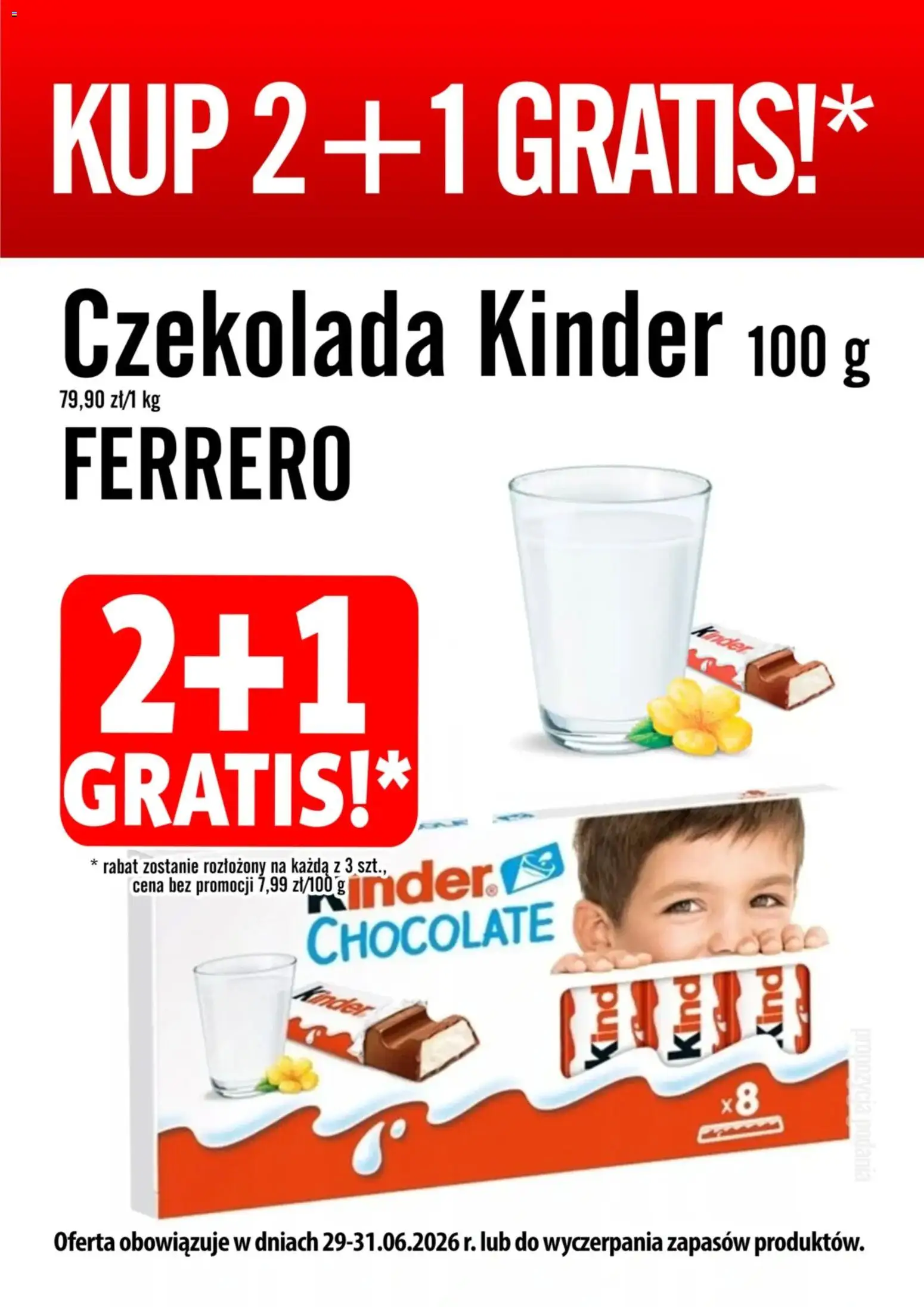 Prim Market promocja - Kinder Czekolada od 29.05.2026 | Strona: 1 | Produkty: Czekolada