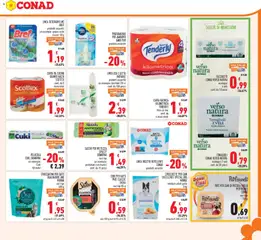 Anteprima del volantino FAZZOLETTI CONAD VERSO NATURA, ecologici 4 veli conf. da 10 pezzi valido a partire dal 06.05.2026 | Pagina: 23