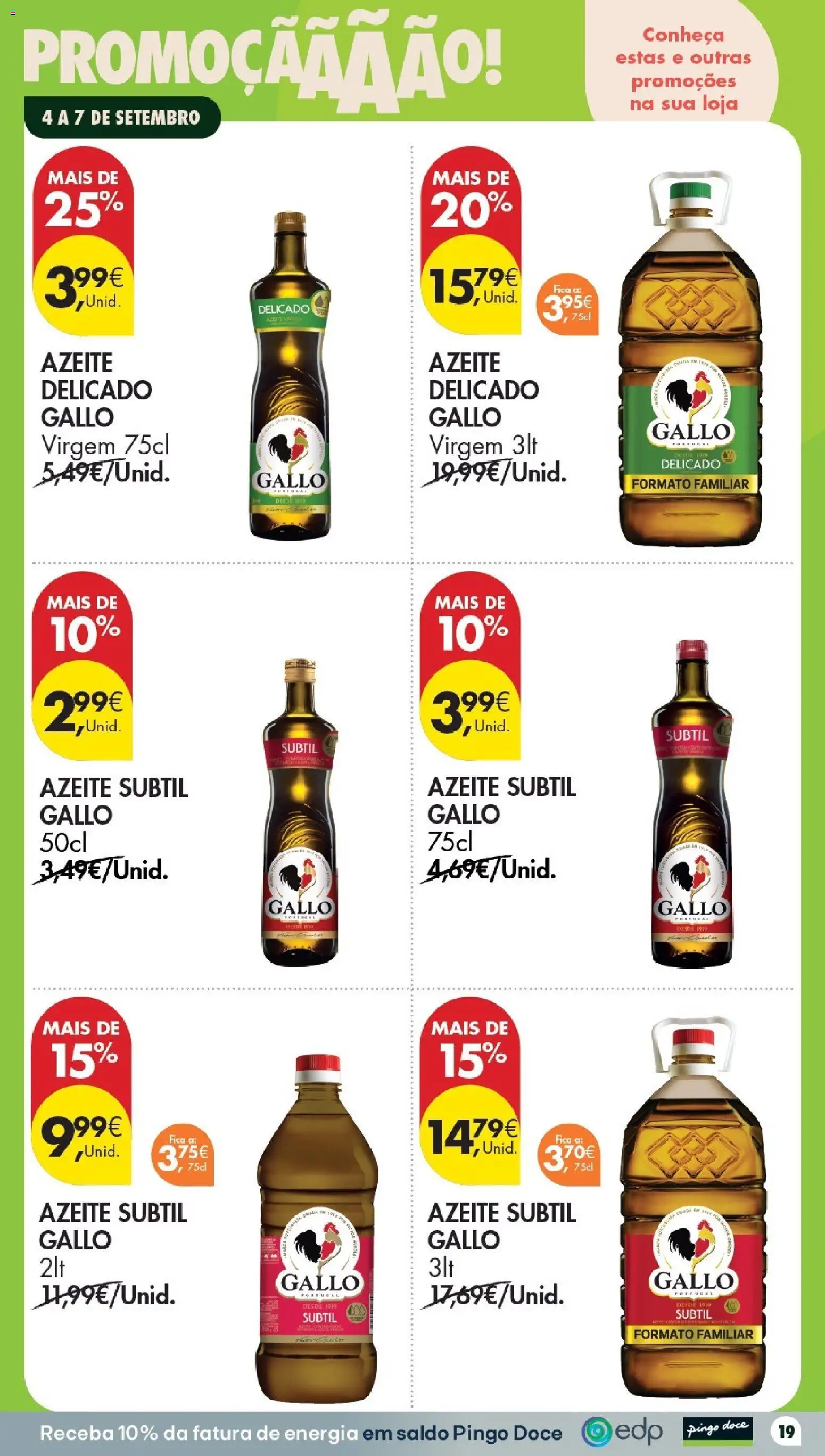 Pingo Doce Poupe este Fim de Semana │ válido de 04/09/2026 | Página: 19 | Produtos: Azeite