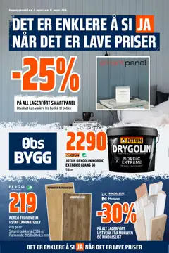 Forhåndsvisning av Obs Bygg - Kundeavis gyldig fra 02/08/2026