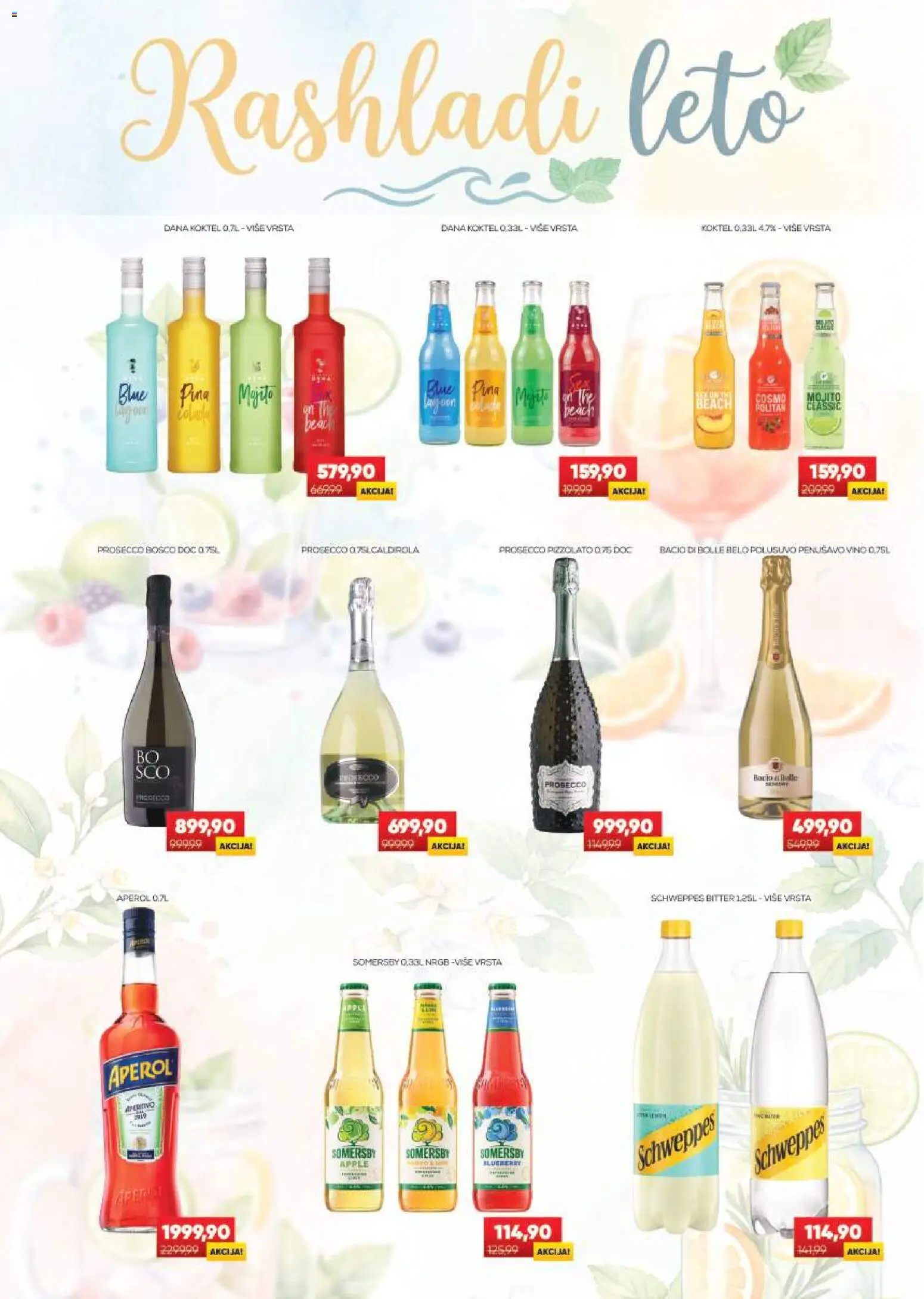 Medius katalog - važi od 11.08.2026 | Strana: 17 | Proizvode: Schweppes, Somersby, Prosecco, Vino