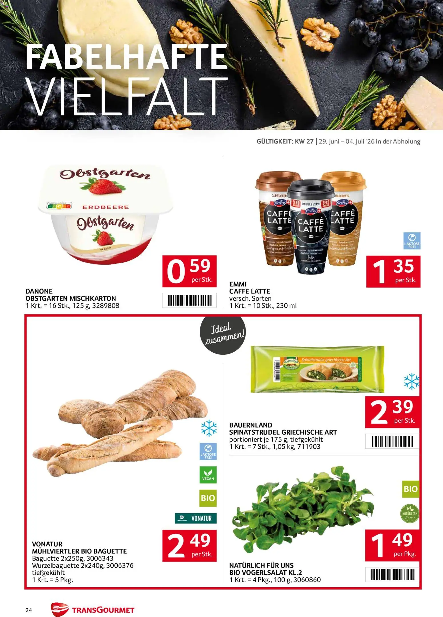 Transgourmet Flugblatt gültig ab 29.06.2026 | Seite: 24