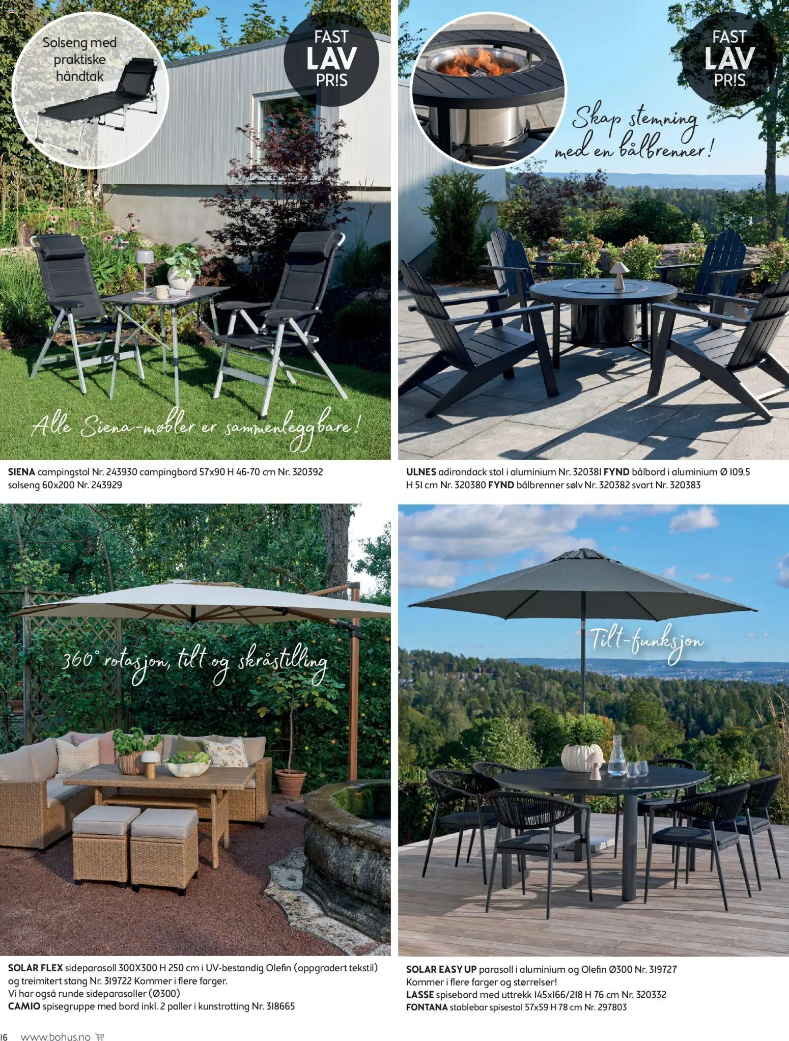{H1} | Side: 16 | Produkter: Spisestol, Bord, Stol, Håndtak