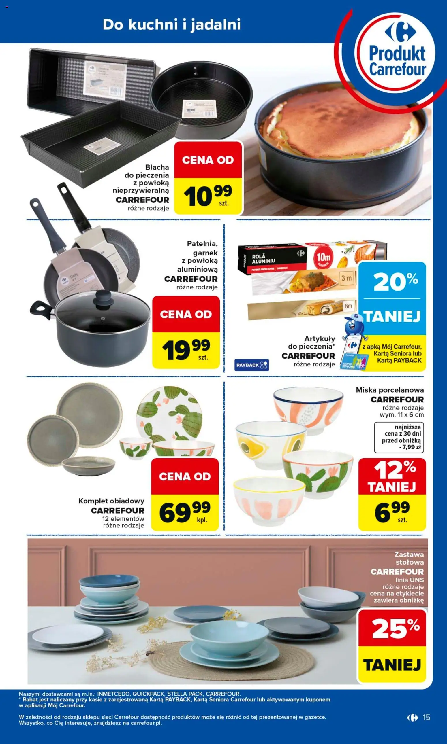 Carrefour gazetka - Wybierz Jakość W Najlepszej Cenie od 25.05.2026 | Strona: 15 | Produkty: Karta, Garnek
