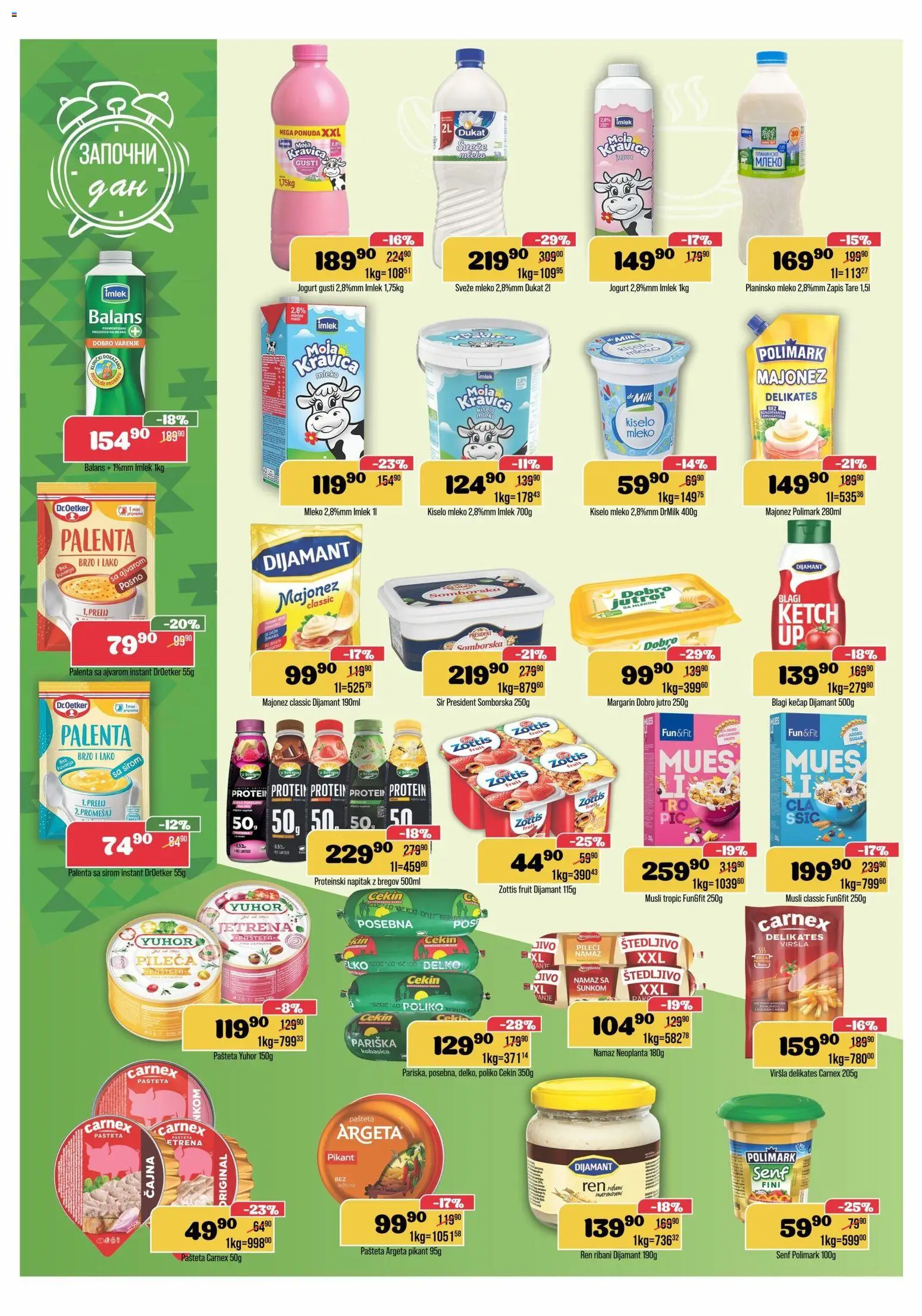 Europrom katalog - važi od 06.05.2026 | Strana: 4 | Proizvode: Kečap, Palenta, Sir, Kobasica