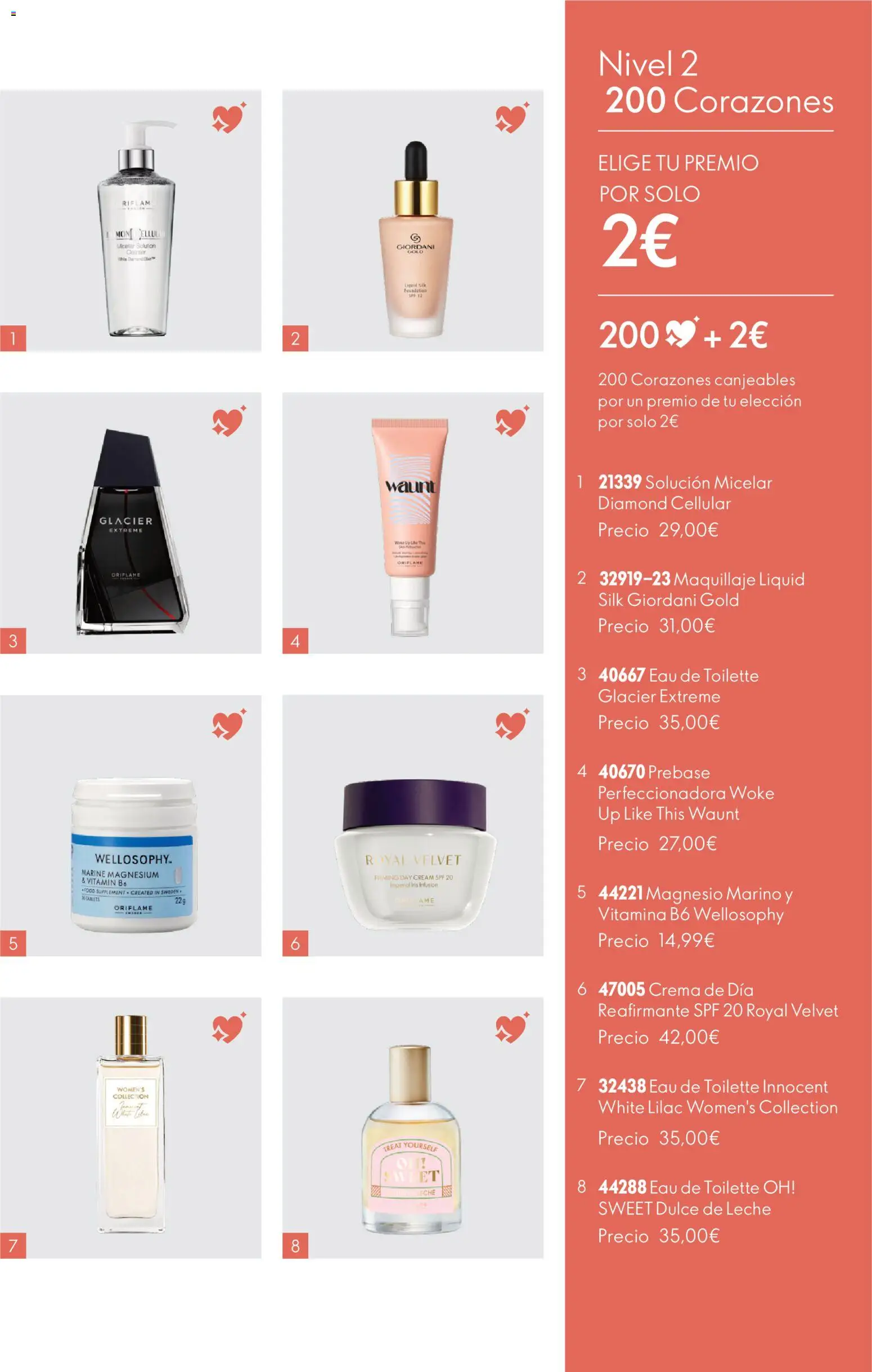 Oriflame - Catálogo Beauty Rewards │ válido desde el 28.01.2026 | Página: 5 | Productos: Eau de toilette, Maquillaje, Leche, Crema de día