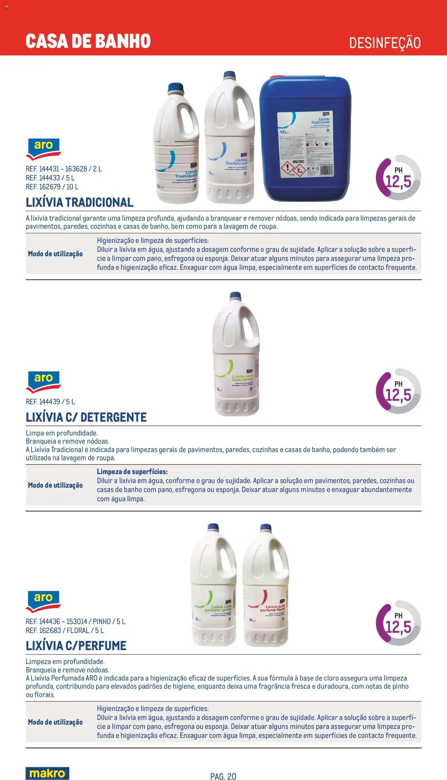 Makro Especial Limpeza 2026 │ válido de 20.05.2026 | Página: 20 | Produtos: Fragrância, Base, Casa de banho, Banho