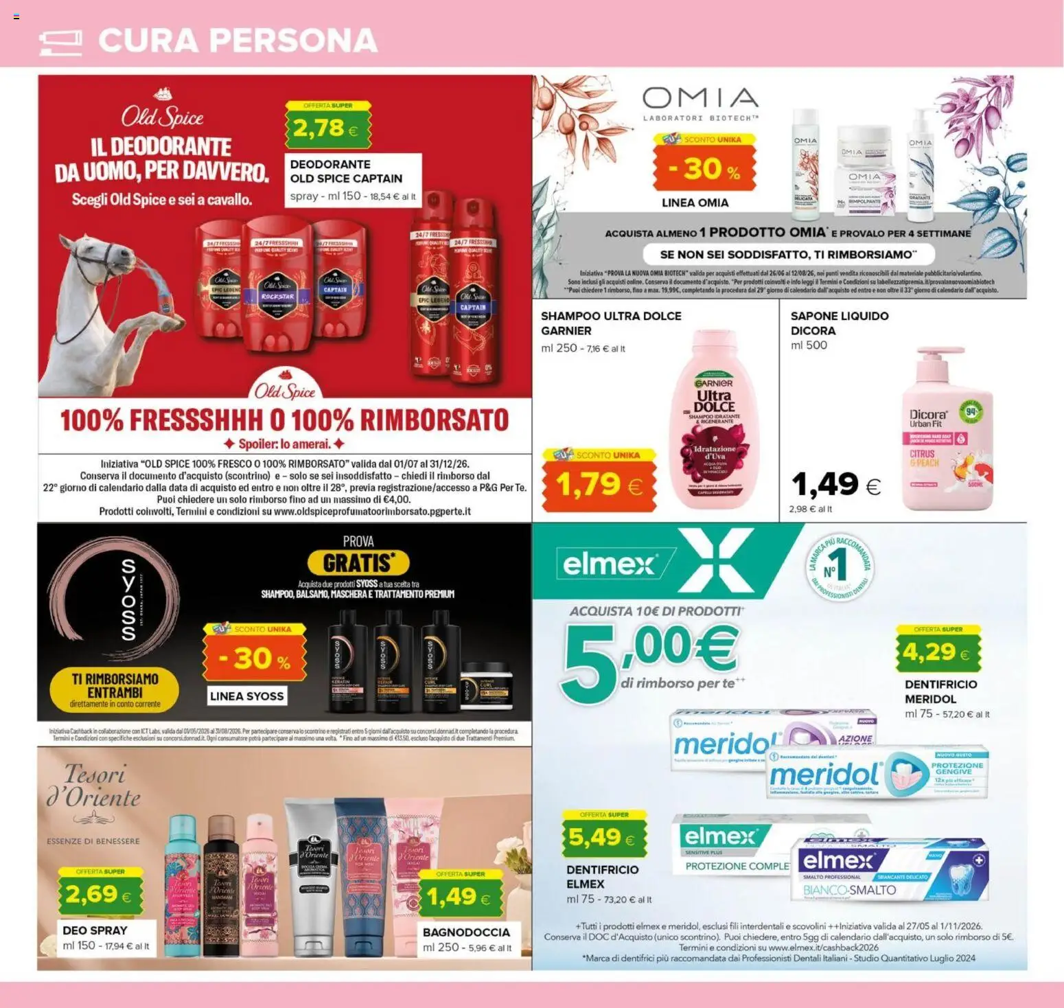 Volantino Oasi del 29/07/2026 | Pagina: 26 | Prodotti: Shampoo, Sapone, Tè, Data