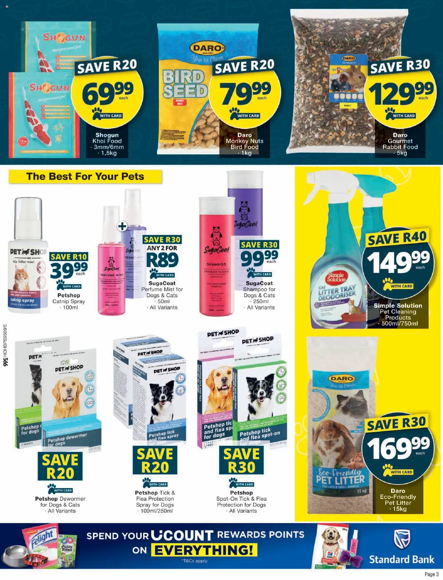 New Checkers catalogue – valid from 09/03/2026 | Page: 3 | Products: Tray, Rabbit, Perfume, Pipe