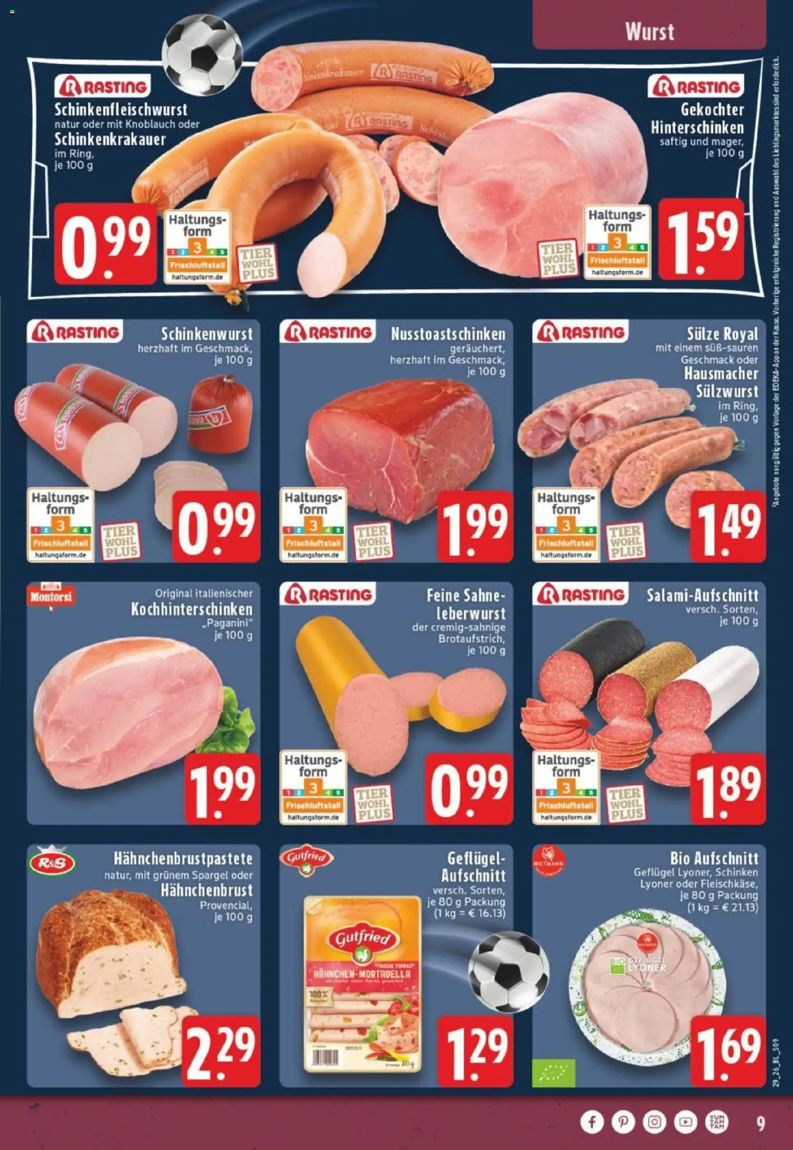 Edeka Prospekt Wegner – gültig ab 13.07.2026 | Seite: 9
