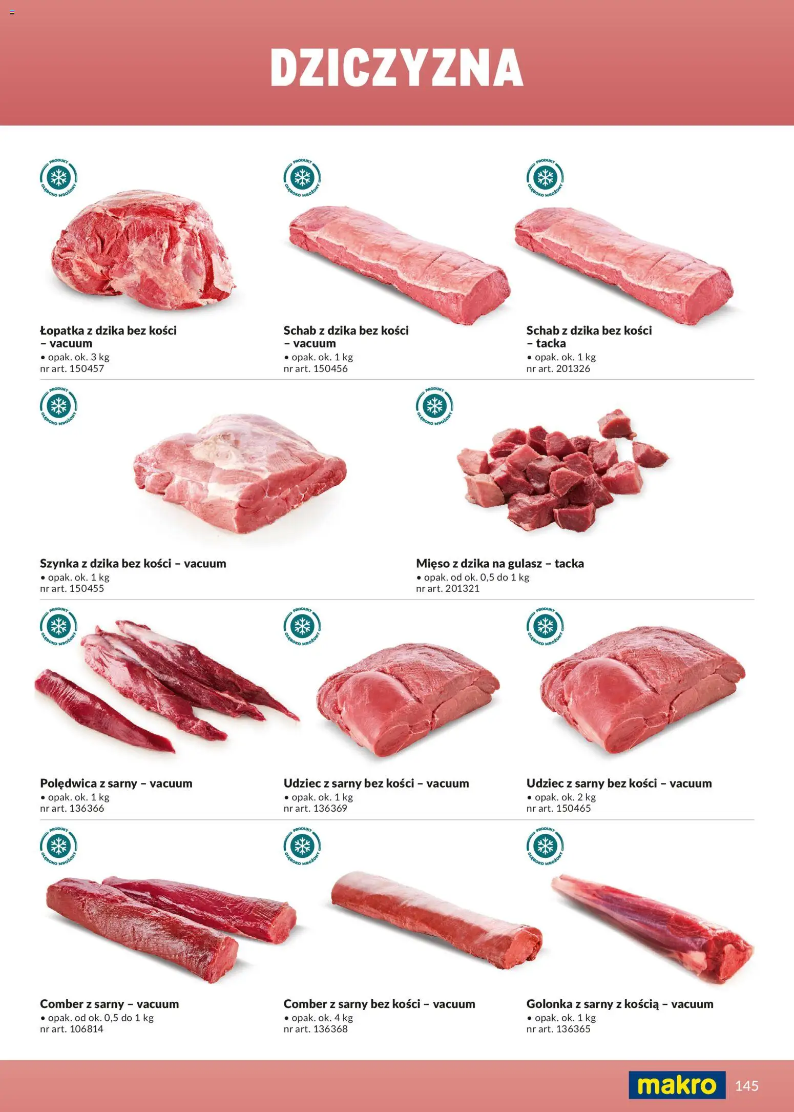 Makro Gazetka - Ultra fresh od 01.03.2026 | Strona: 145 | Produkty: Schab, Mięso, Szynka, Gulasz
