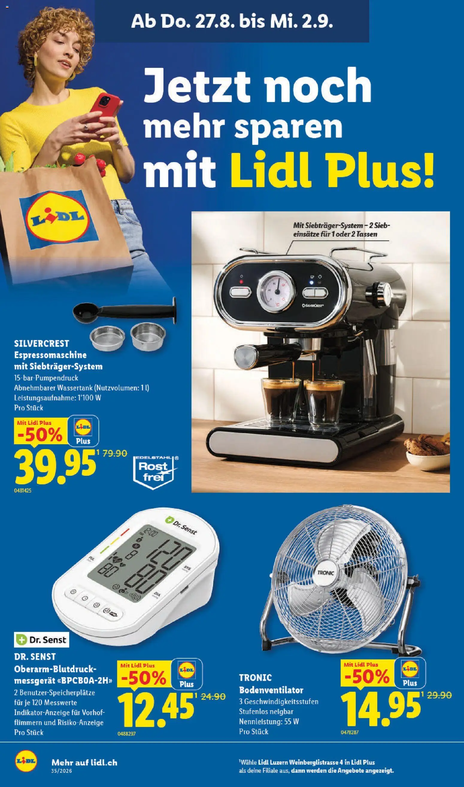 Lidl aktionen Neueröffnung Luzern – gültig ab 27.08.2026 | Seite: 6 | Produkte: Monitor