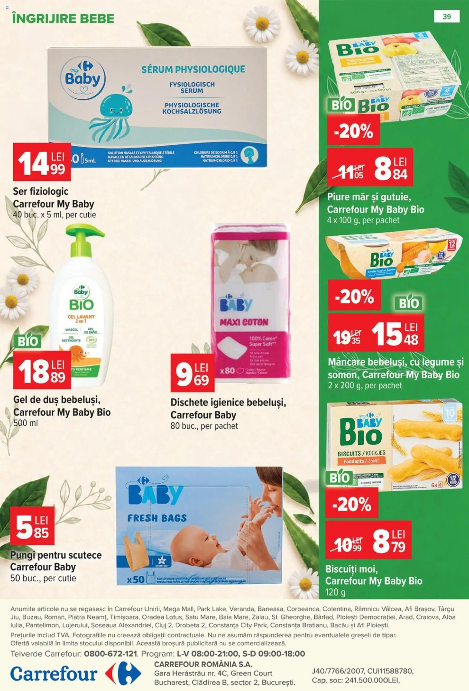 Noul catalog Carrefour – valabil de la 14.10.2026 | Pagină: 39 | Produse: Baby, Alba, Cutie, Biscuiți