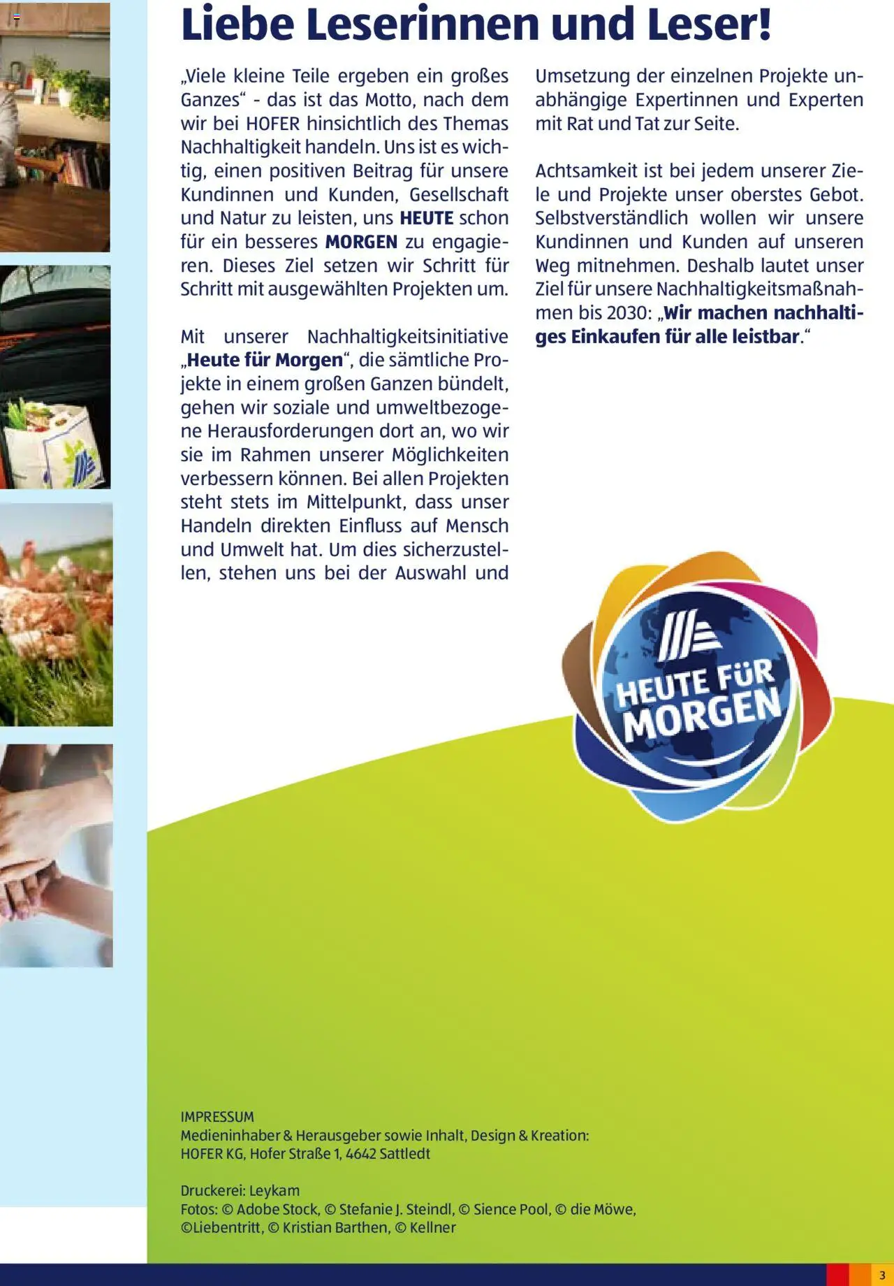 Hofer Heute für Morgen-Magazin gültig ab 02.10.2024 | Seite: 3