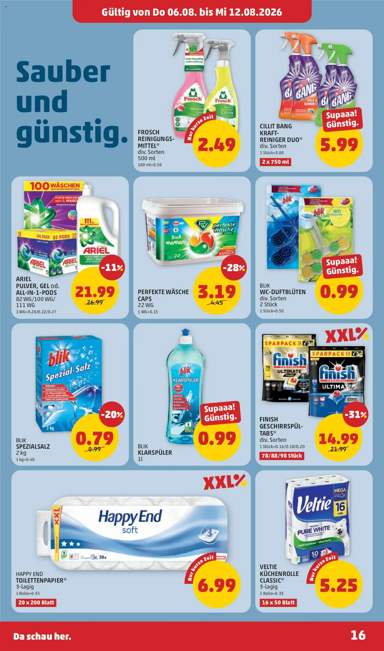 Penny Markt - Flugblatt gültig ab 06.08.2026 | Seite: 16