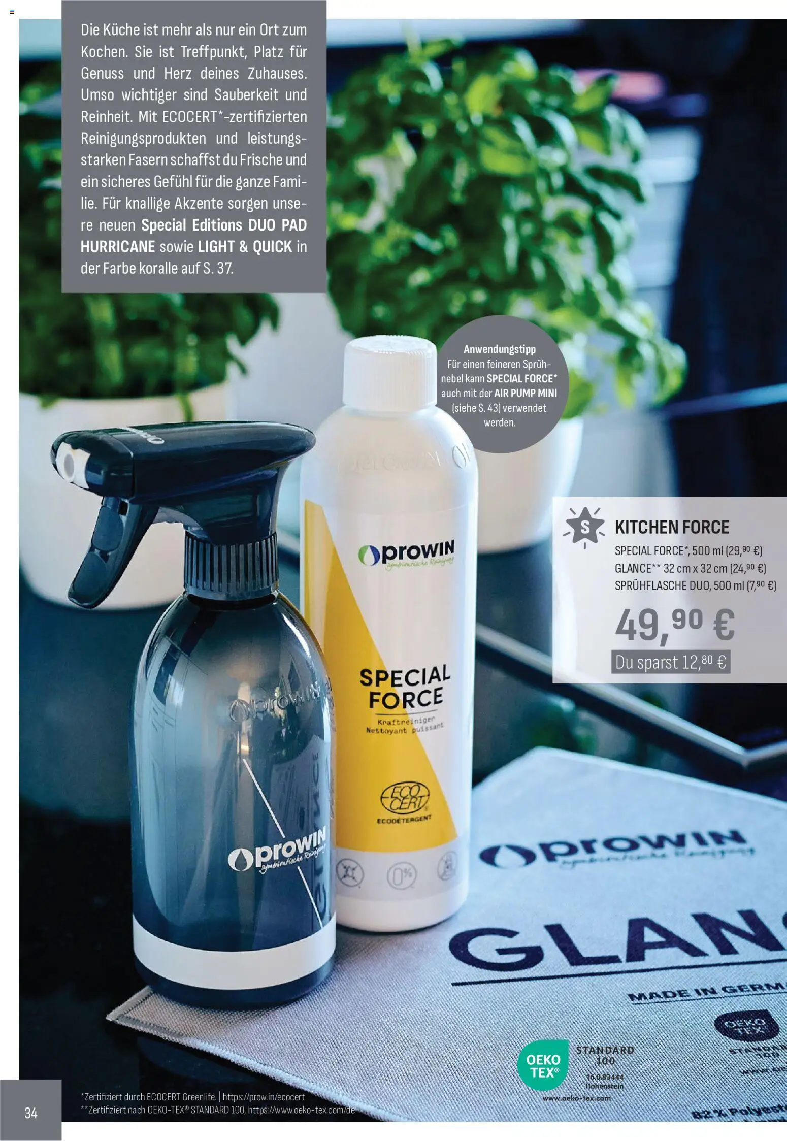 Katalog ProWin Juli / Dezember 2026 – gültig ab 01.07.2026 | Seite: 34 | Produkte: Küche