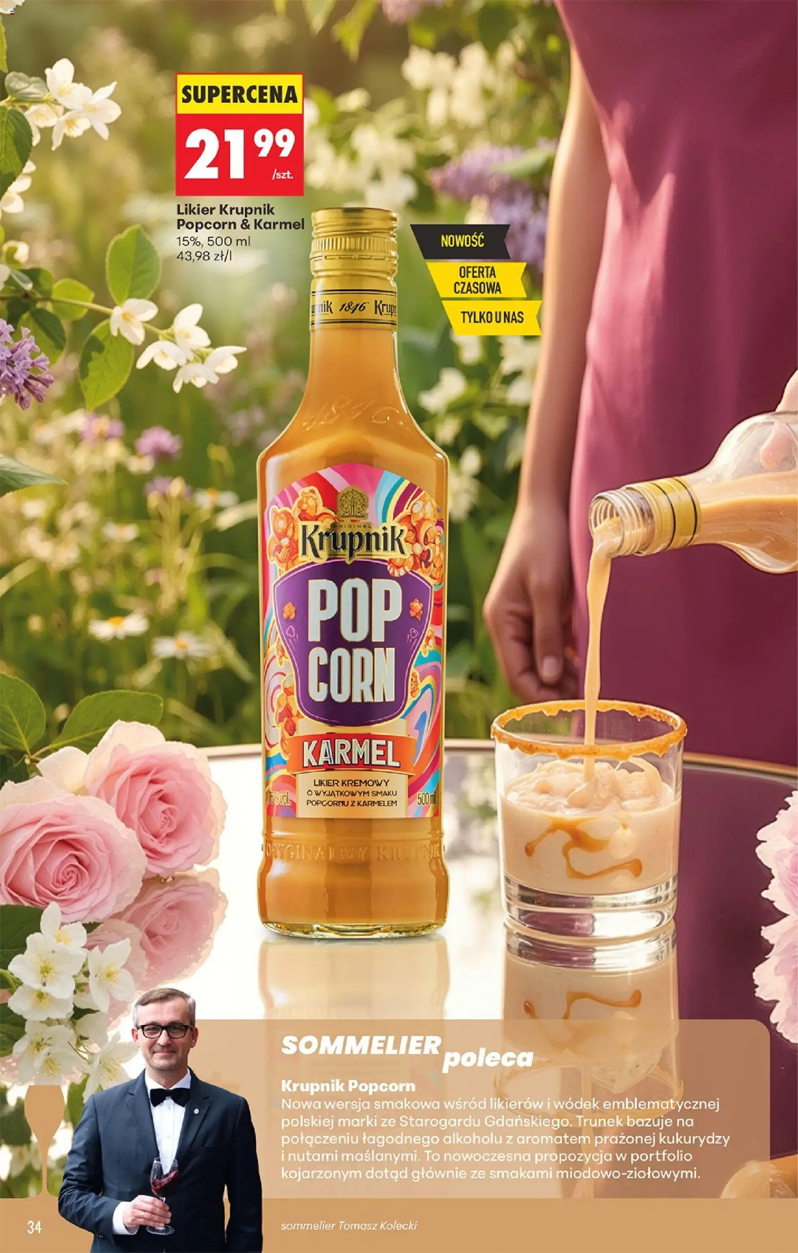 Biedronka Polsko leták - Czas na toast od 18.05.2026 | Strana: 34 | Produkty: Popcorn