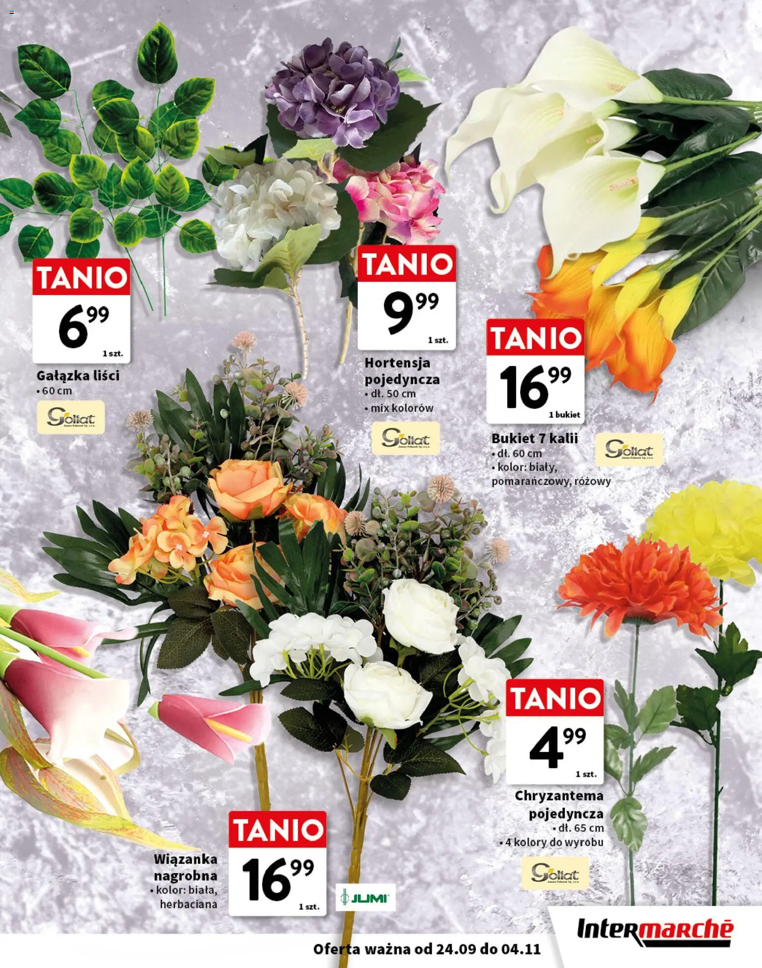 Intermarche gazetka - Pamiętamy o bliskich od 24.09.2026 | Strona: 9 | Produkty: Hortensja