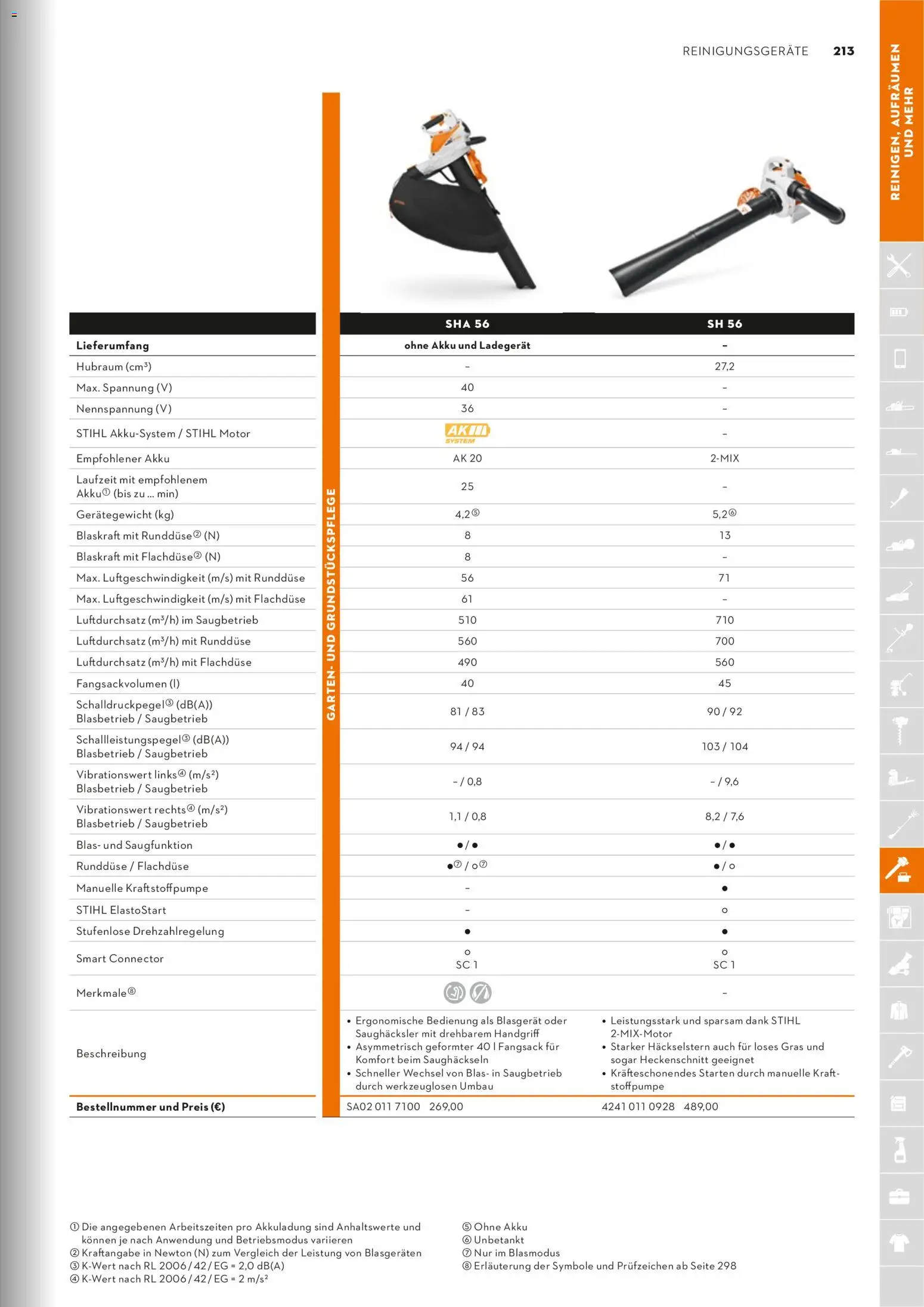 STIHL Katalog – gültig ab 01.01.2026 | Seite: 213 | Produkte: Ladegerät