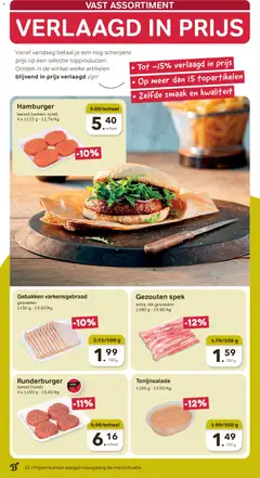 Bon Ap folder/publicité - Voorbeeld van een folder van Bon Ap, geldig van 19/08/2026 | Pagina: 10 | Producten: Hamburger, Tonijnsalade, Varkensgebraad, Schaal
