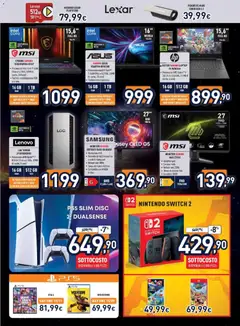 Anteprima del volantino Unieuro volantino valido a partire dal 17/07/2026 | Pagina: 15 | Prodotti: Laptop, Video, USB, Samsung