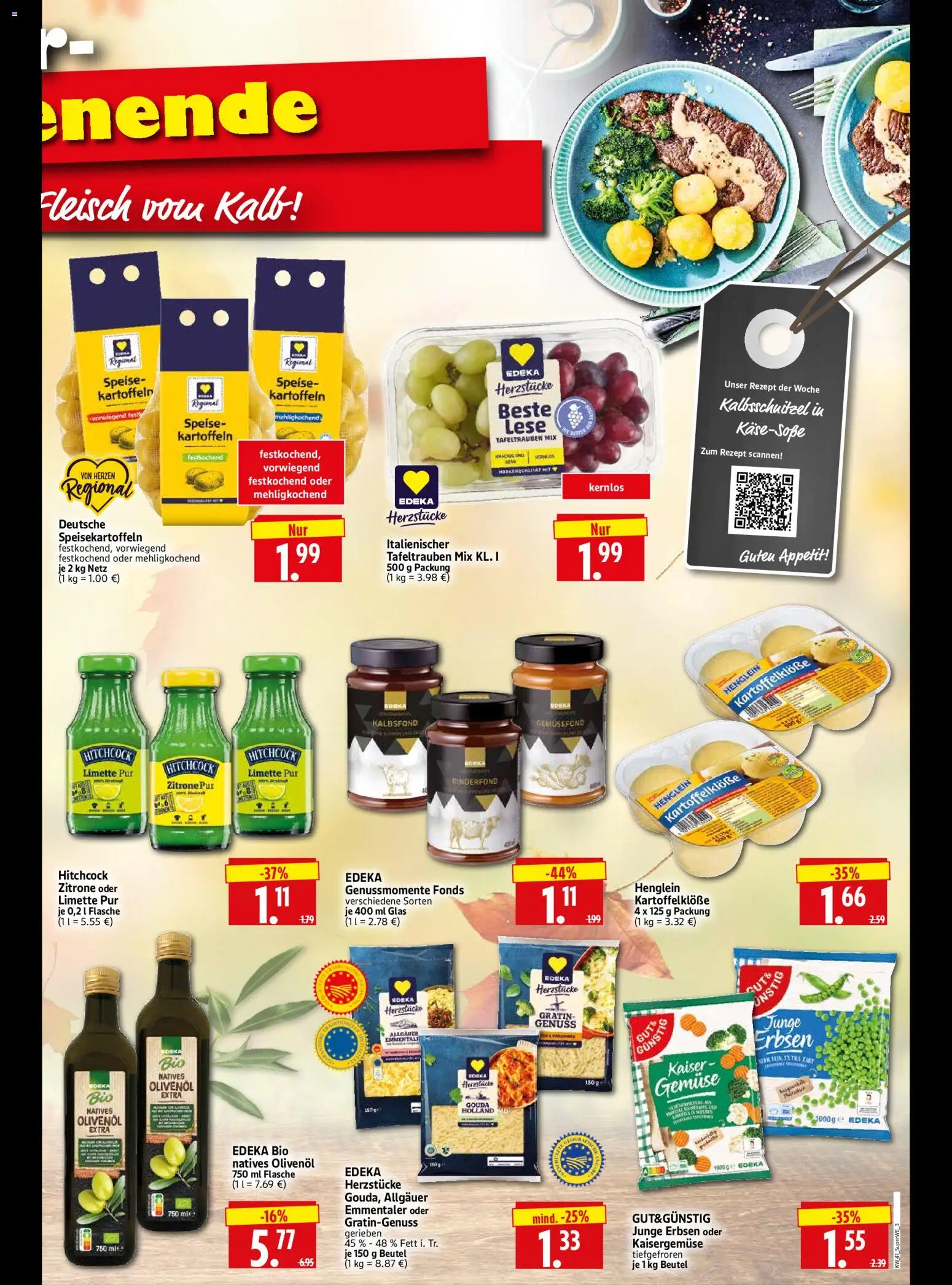 HERKULES Sonderbeilage – gültig ab 08.10.2026 | Seite: 3 | Produkte: Kartoffeln, Zitrone, Limette, Fleisch