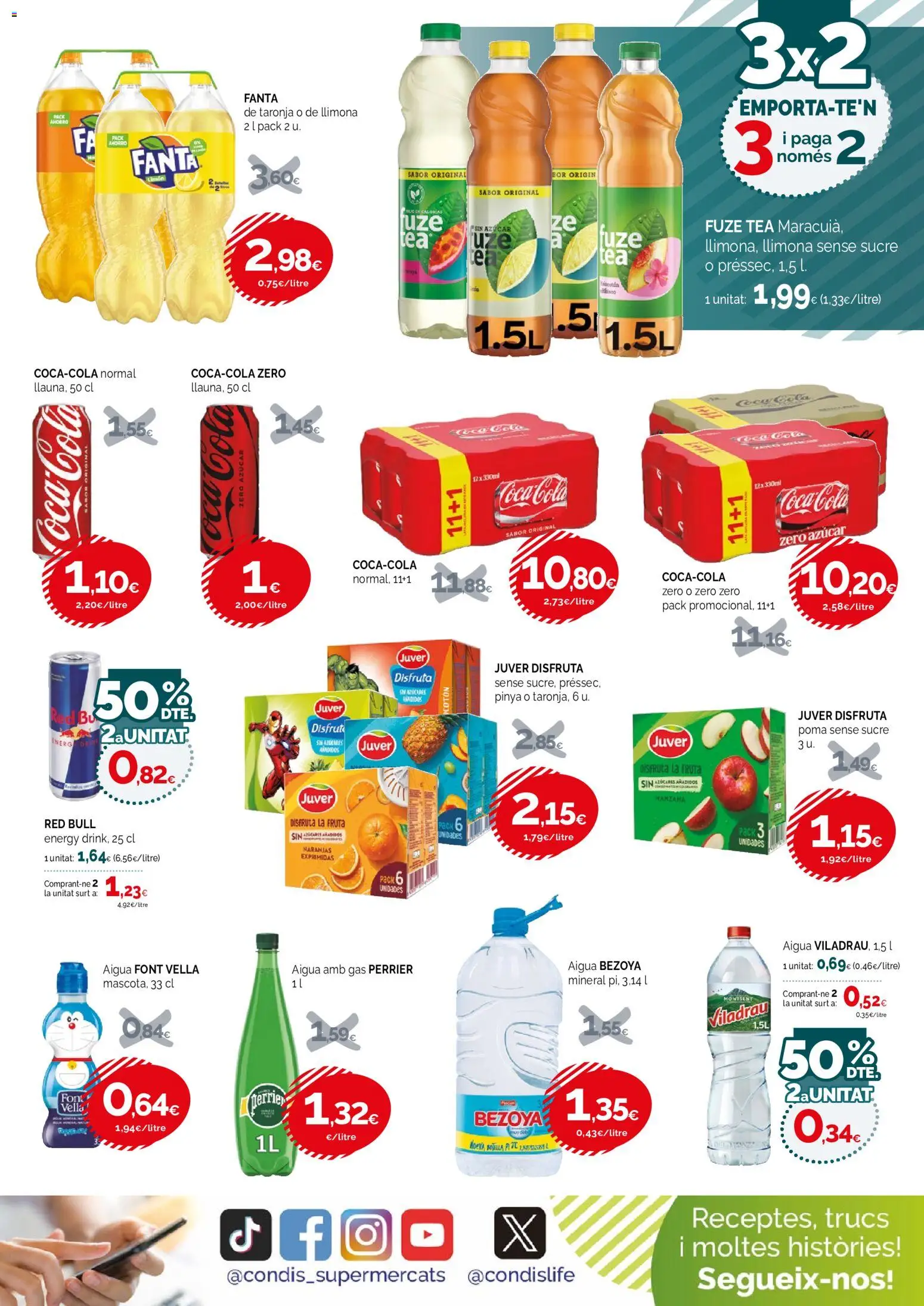 Condis folleto │ válido desde el 16/09/2026 | Página: 17 | Productos: Fanta, Naranjas, Red Bull, Azúcar