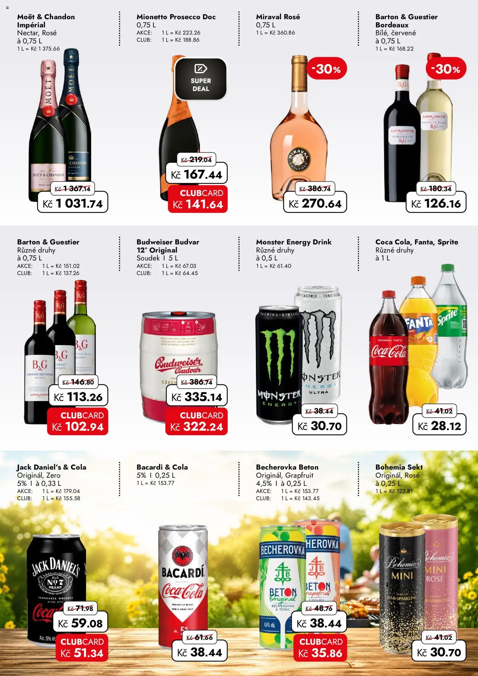 Travel Free leták od 10.07.2026 | Strana: 5 | Produkty: Bohemia sekt, Tonic, Moët & Chandon, Cola