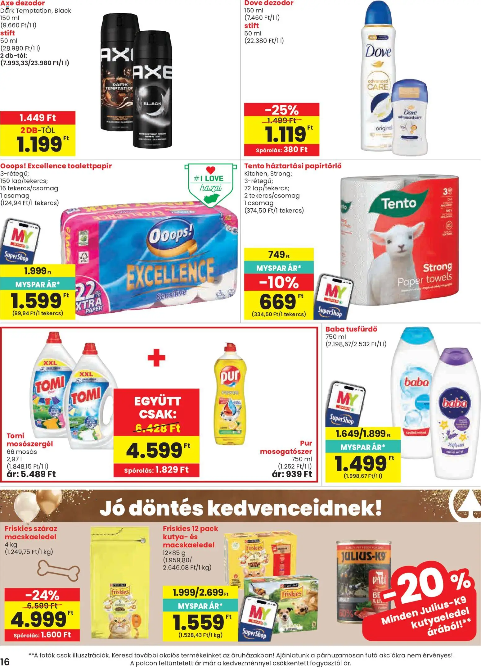 Spar akciós ujság - amely érvényes a következő dátumtól: 2026.10.15. | Oldal: 16