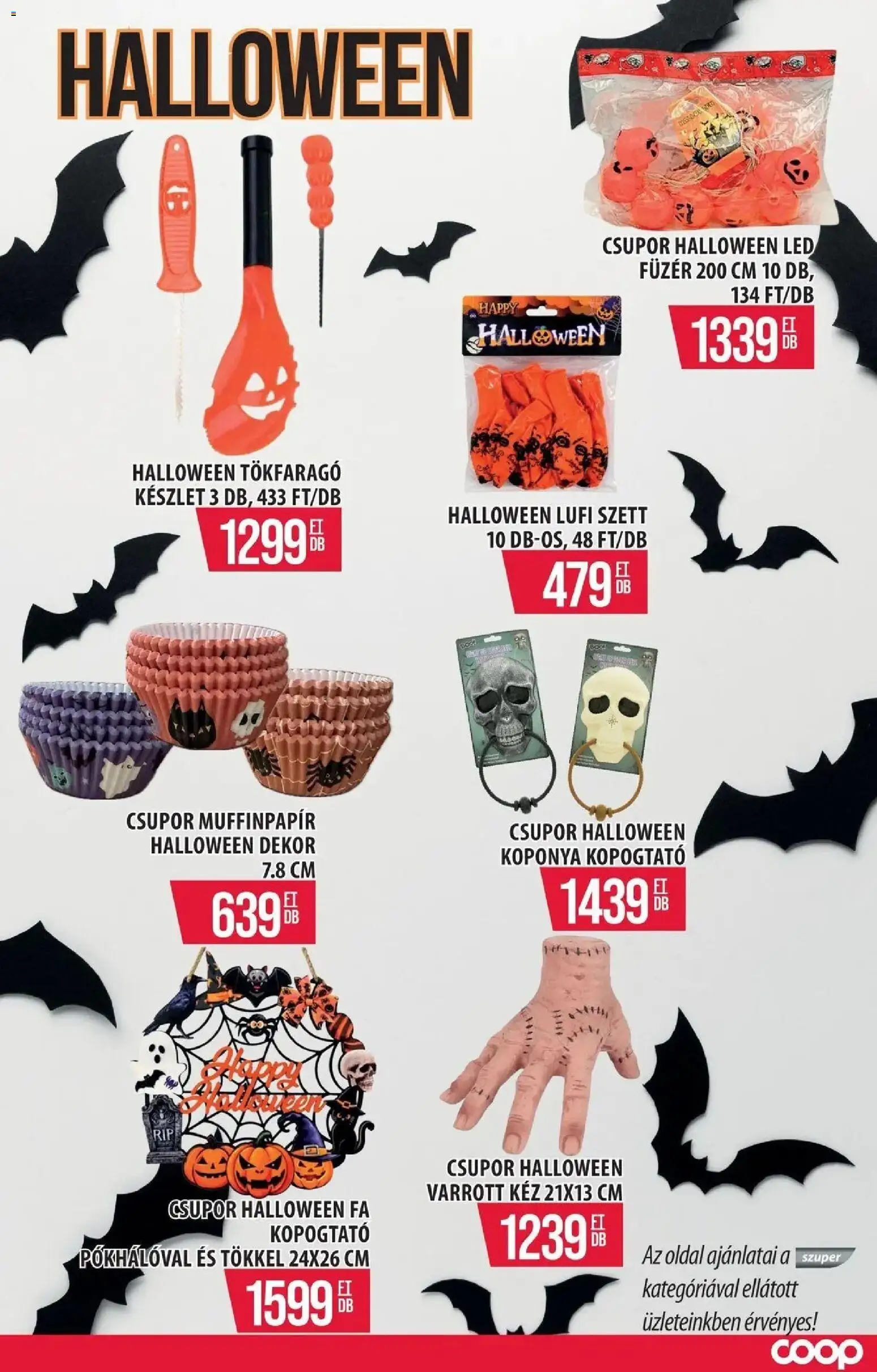 COOP Szolnok akciós újság Szolnok - 2026.10.08. -tól/töl > akció, lapozható szórólap 🛍️ | Oldal: 18 | Termékek: FA, LED