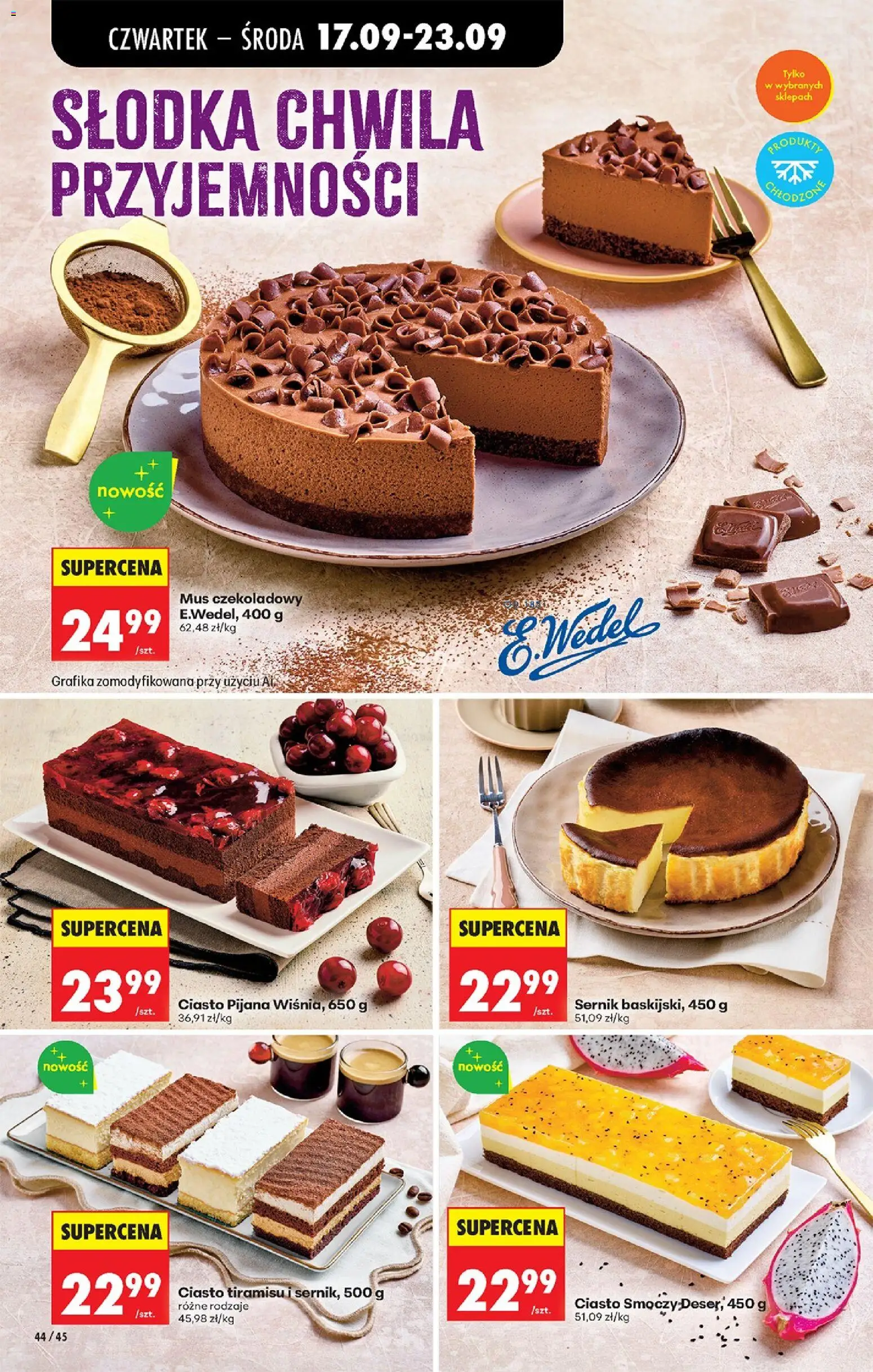 Biedronka Polsko leták - Codziennie niskie ceny od 17.09.2026 | Strana: 68 | Produkty: Tiramisu