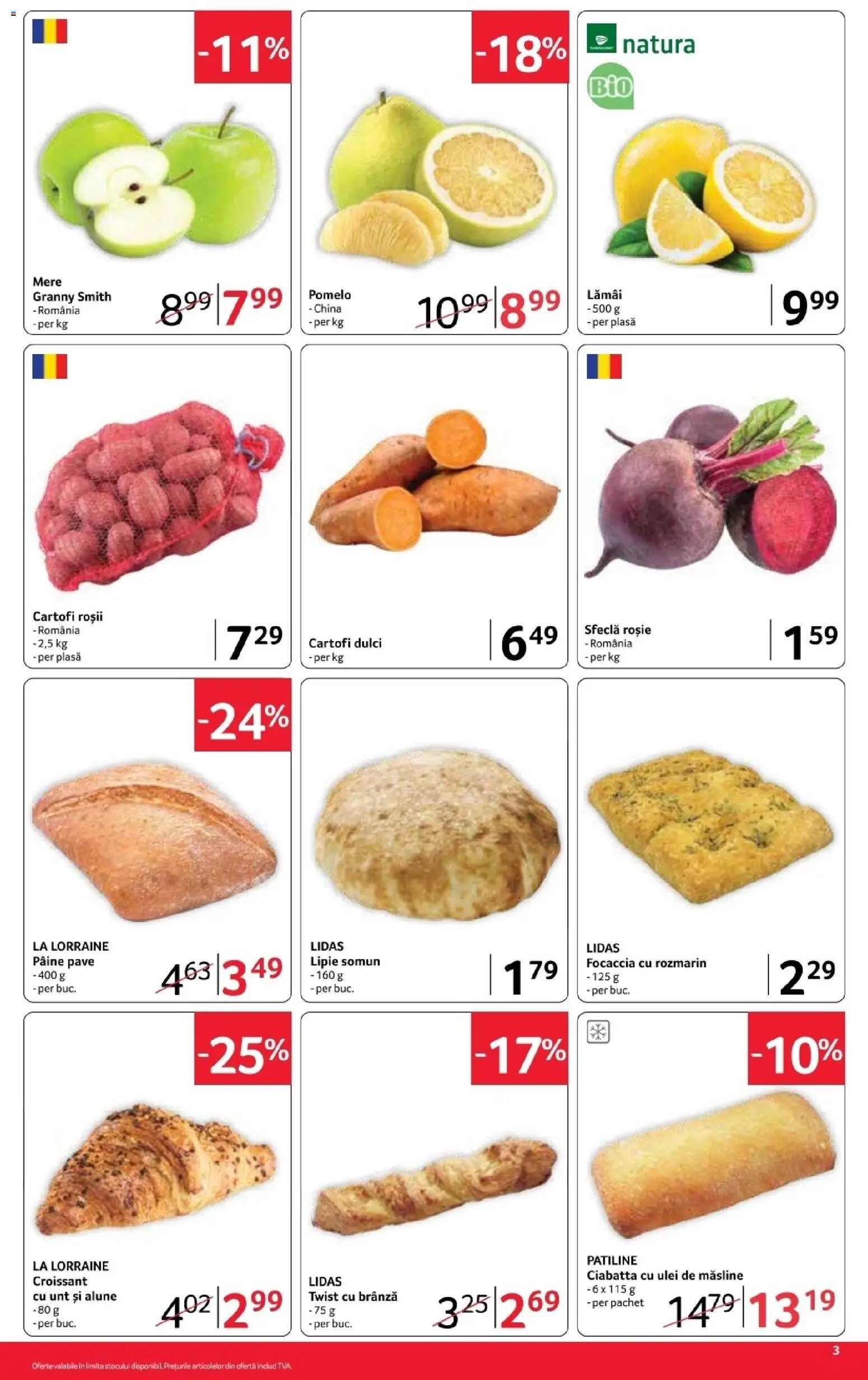 Noul catalog Selgros – valabil de la 16.10.2026 | Pagină: 3 | Produse: Măsline, Ulei de masline, Alune, Sfeclă