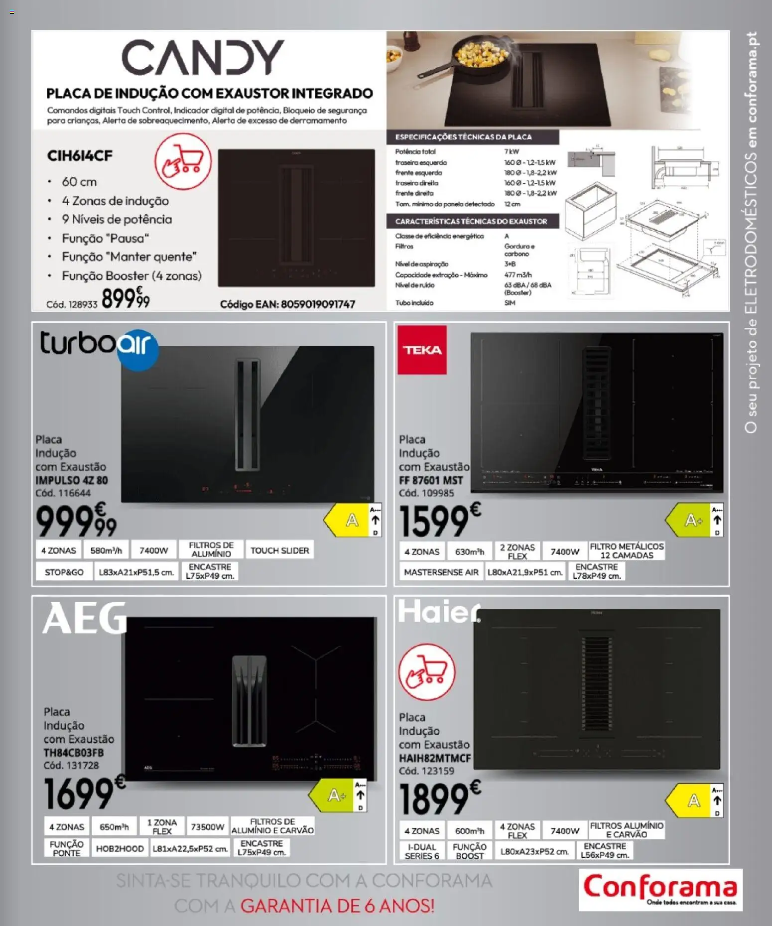 Conforama folheto │ válido de 16.04.2026 | Página: 105 | Produtos: Exaustor, Panela