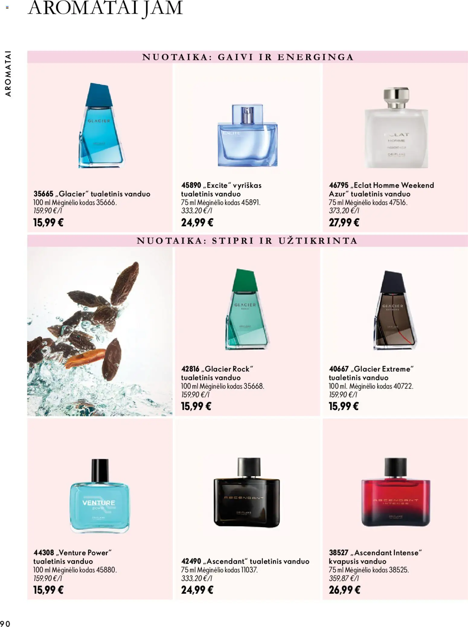 Oriflame akcijos nuo 2026.10.07 | Puslapis: 90 | Prekių: Kvapusis vanduo, Vanduo, Tualetinis vanduo