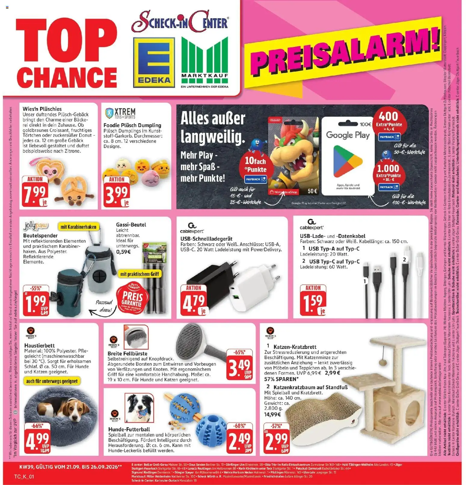 Marktkauf Prospekt Friedrichshafen (ab 21.09.2026) » Angebote online | Seite: 29 | Produkte: Berliner, USB, Gewicht