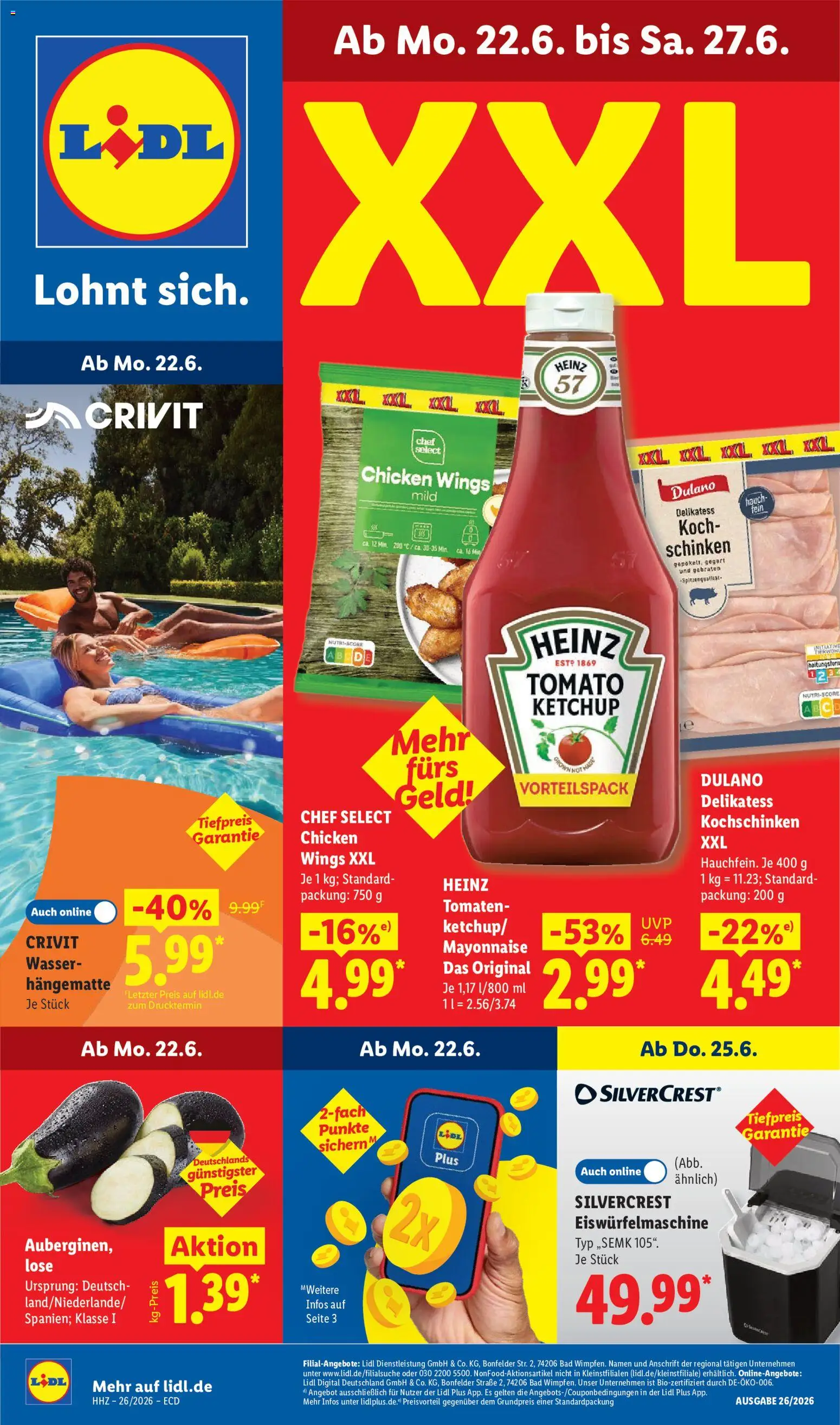 Lidl Prospekt – gültig ab 22.06.2026 | Seite: 1
