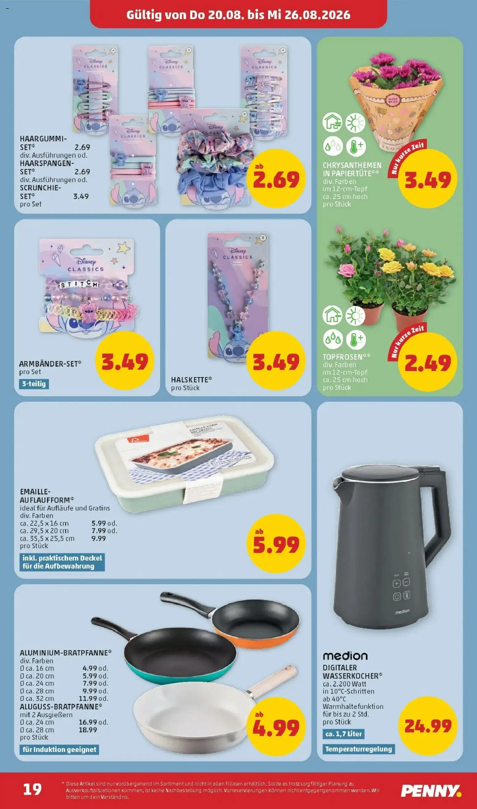 Penny Markt Die ganze Woche sparen ab (20.08.2026) - Angebote, Prospekt | Seite: 19