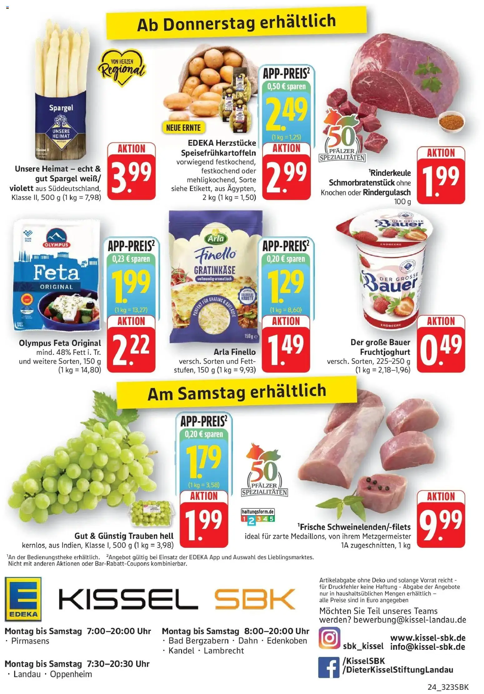 Edeka prospekt Pirmasens	 – gültig ab 04.05.2026 | Seite: 26 | Produkte: Feta, Trauben, Fruchtjoghurt, Uhr