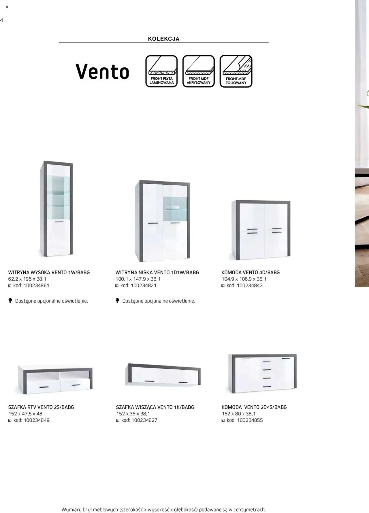Komfort Gazetka - Katalog Meble od 01.09.2024 | Strona: 4